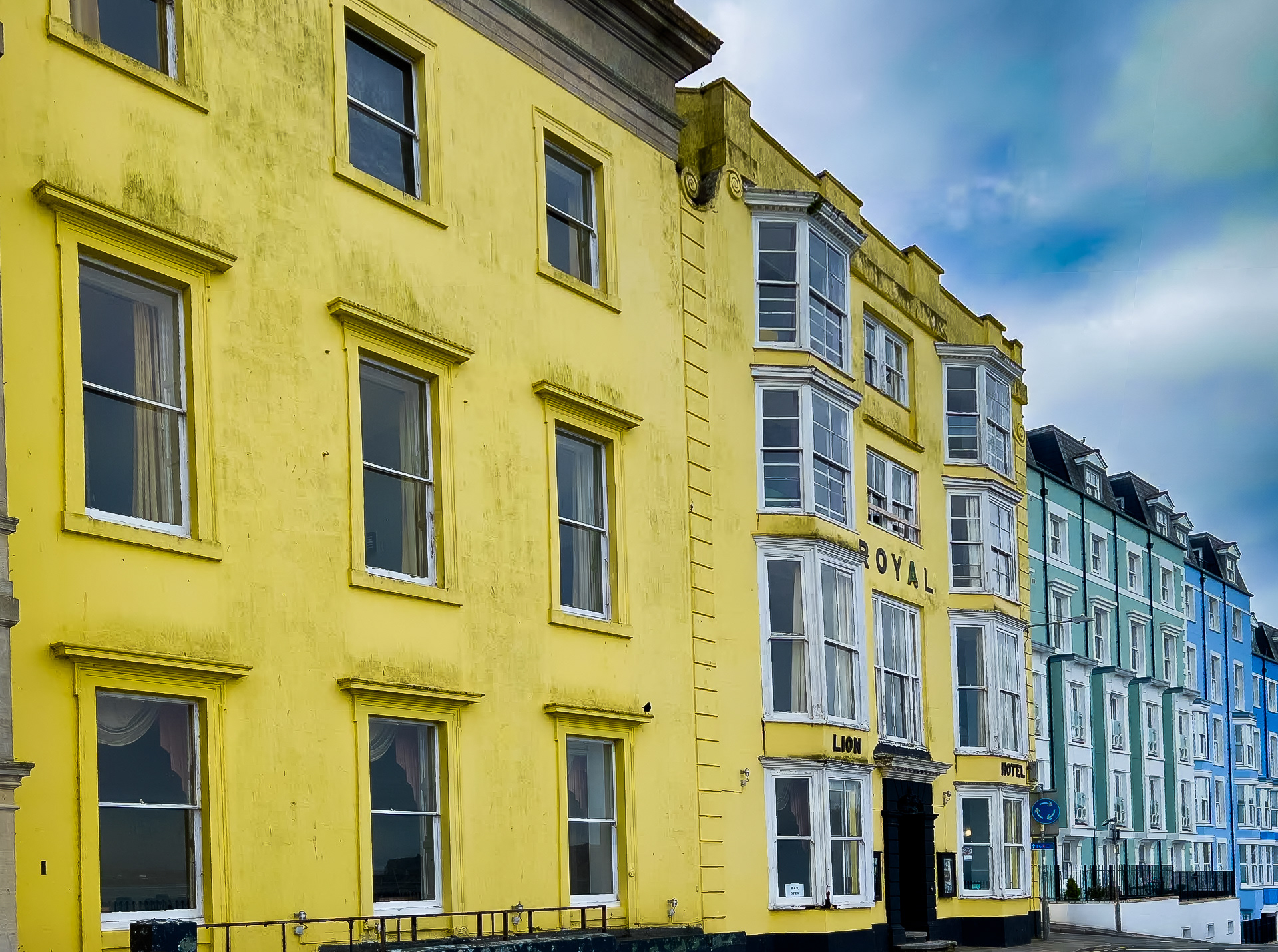 "Mixing Blue and Yellow" by Morlais Davies