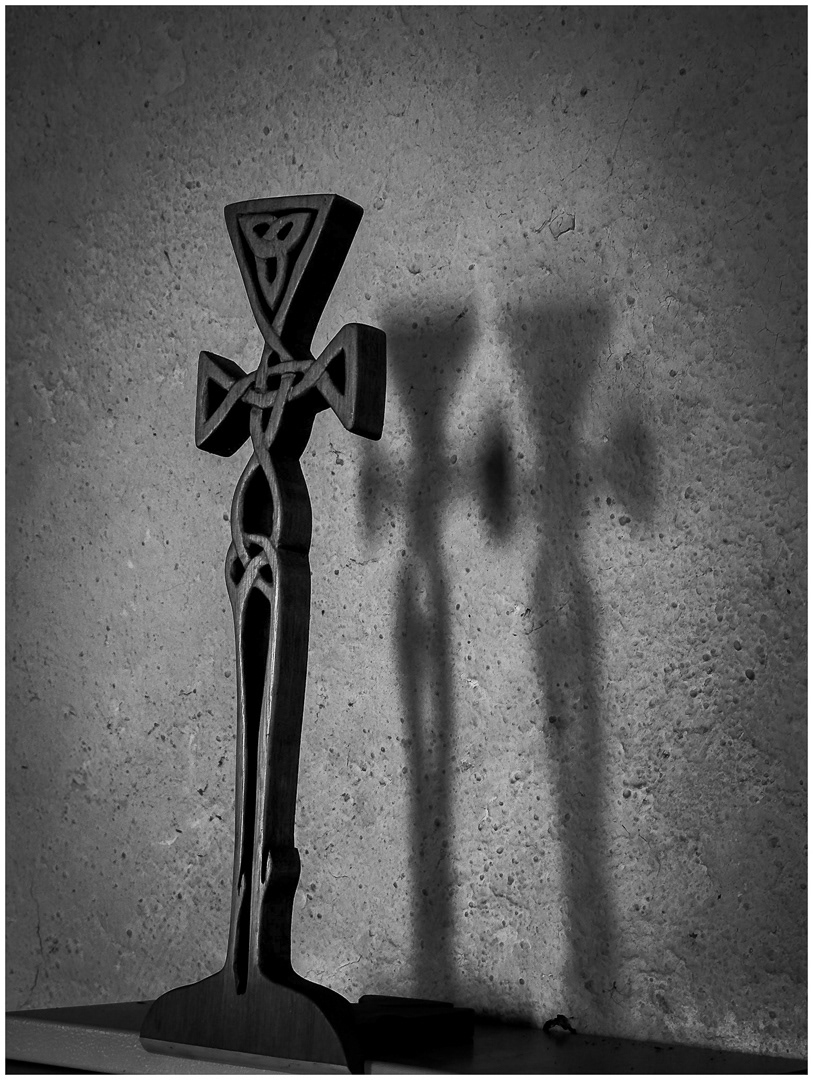 "Three crosses" by Morlais Davies