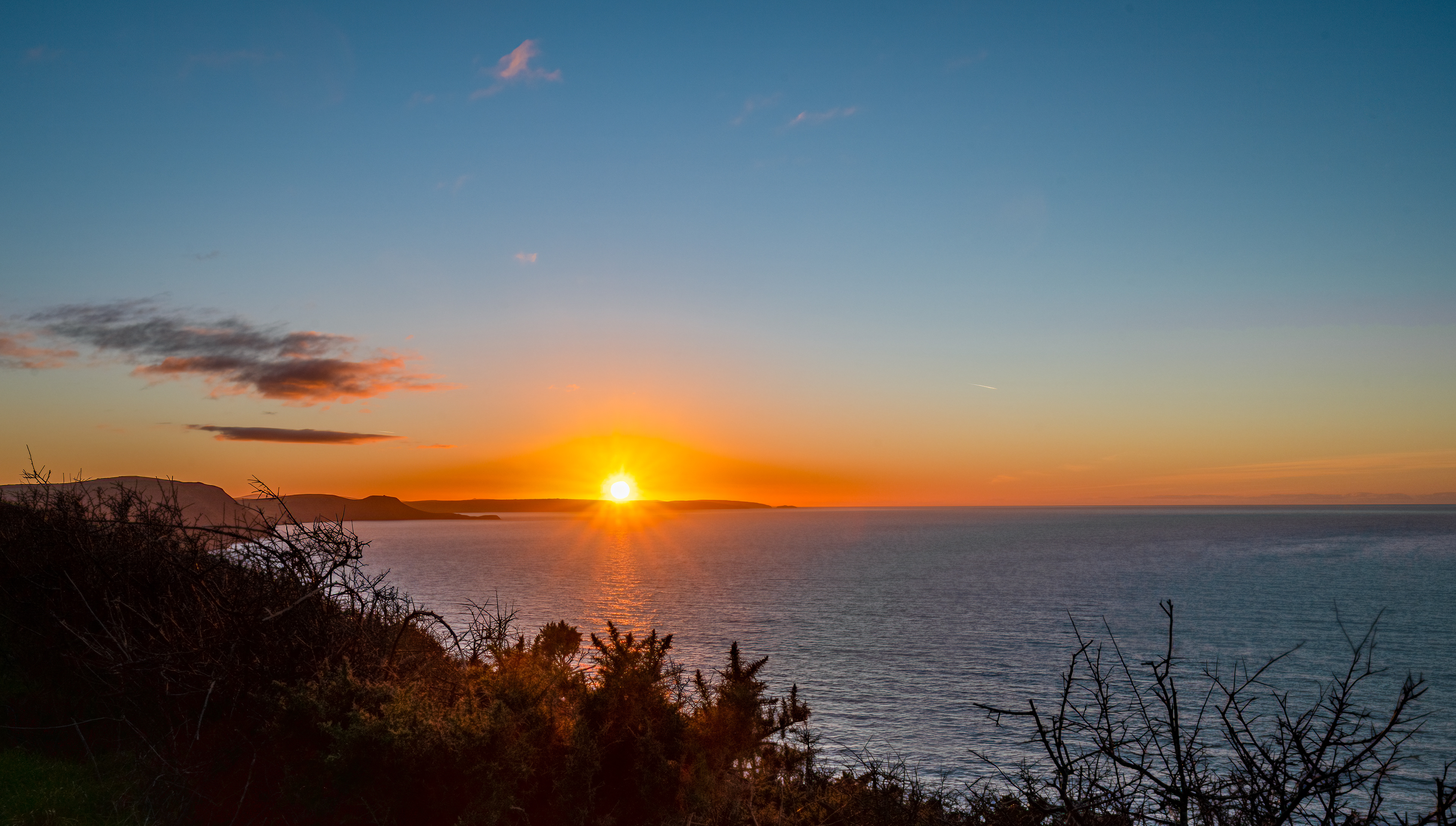 Cardigan Bay Sunset from the Coastal Path