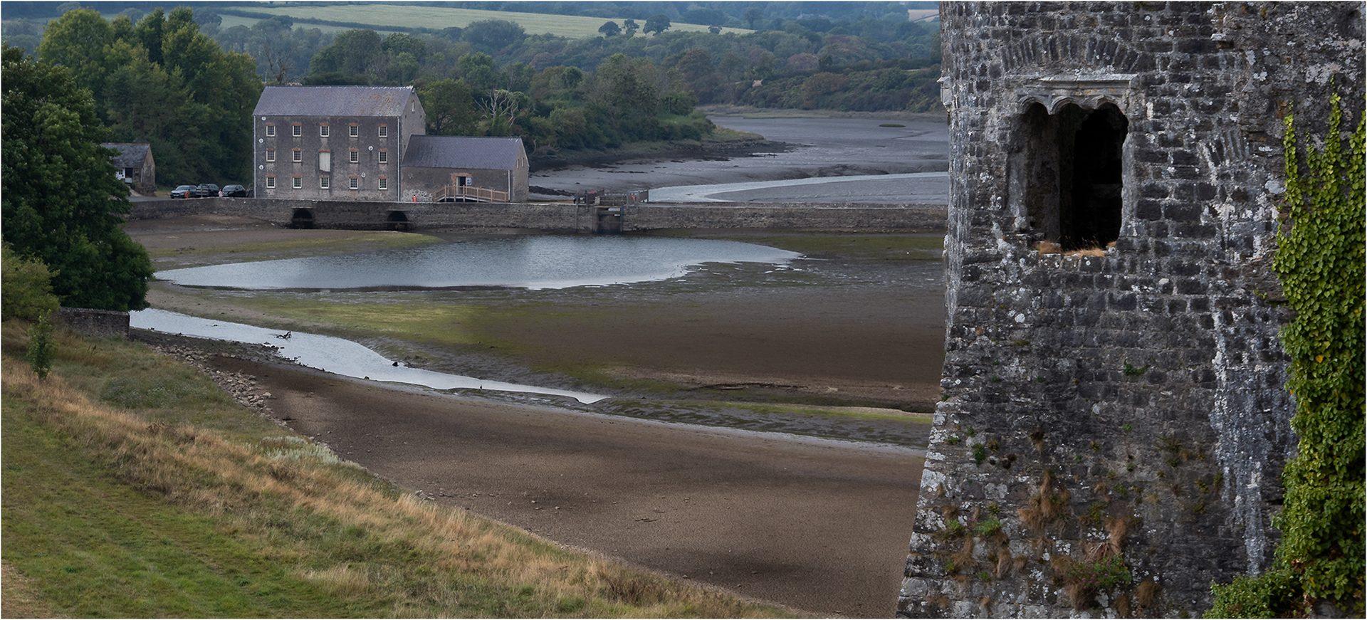 "Tidal Mill from Castle Walls 1" by Simon Harding