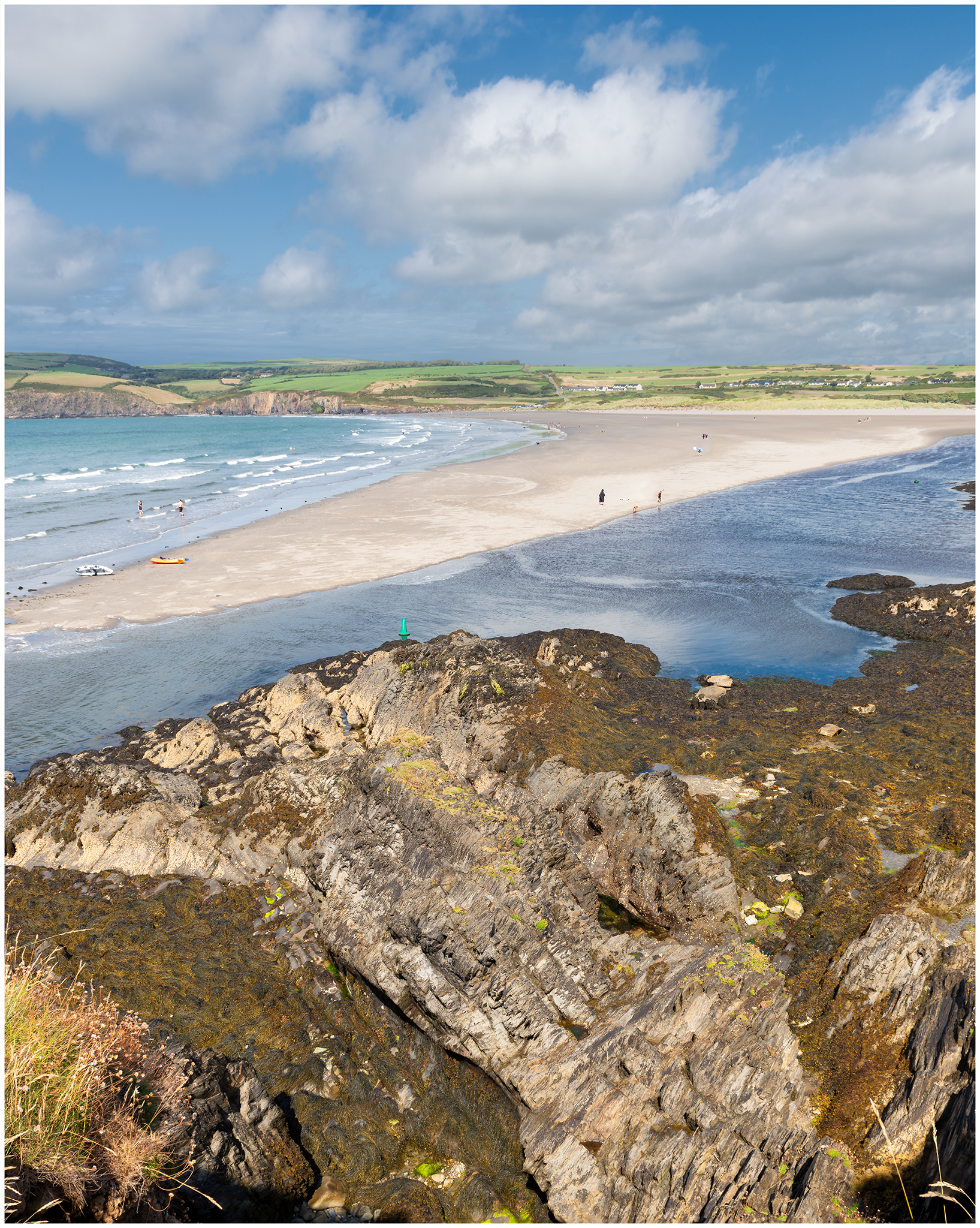 "Carreg Germain and Newport Sands from the Parrog" by Simon Harding