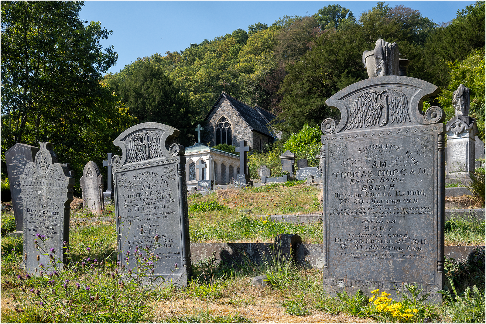 "St Michel lower churchyard 2" by Simon Harding