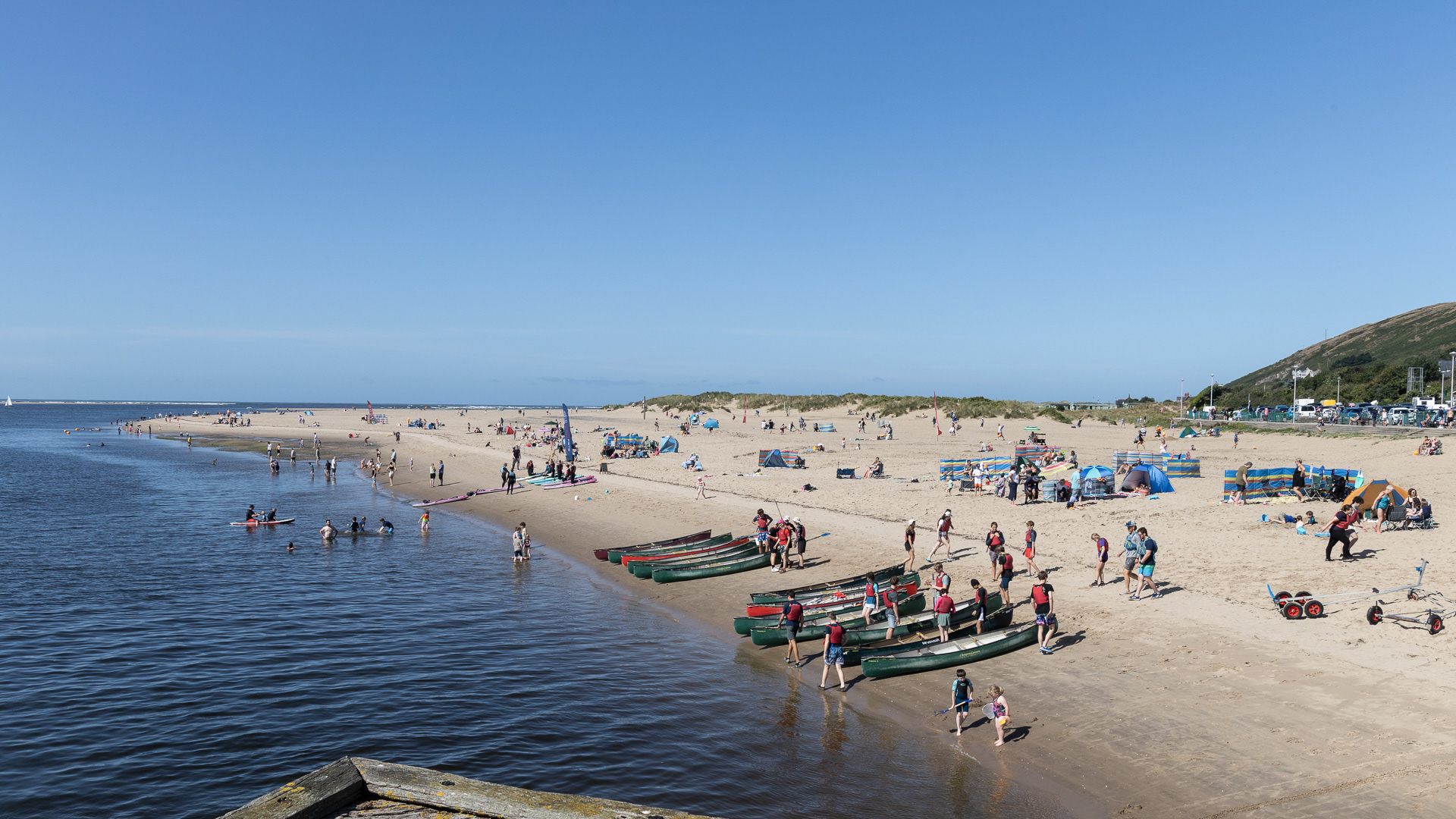"Aberdyfi Beach" by Morlais Davies
