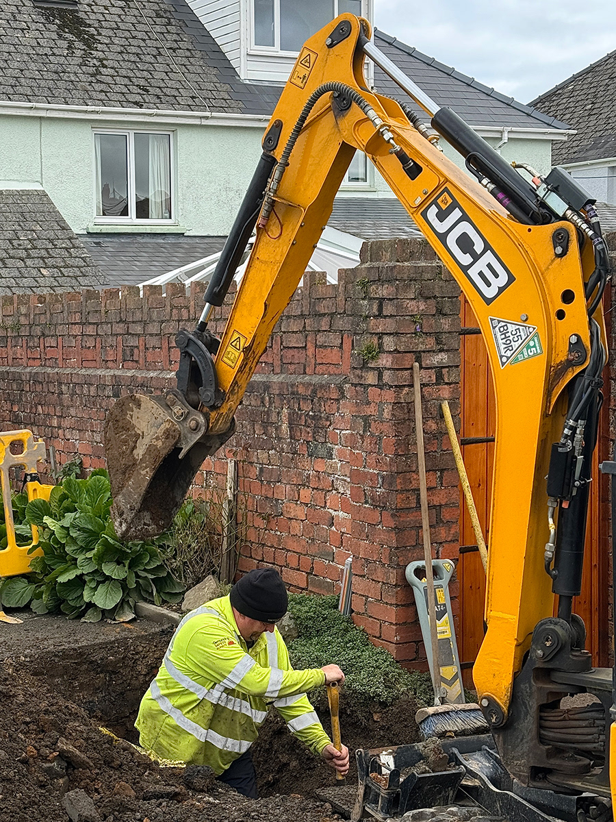 "Redundant digger!" by Morlais Davies