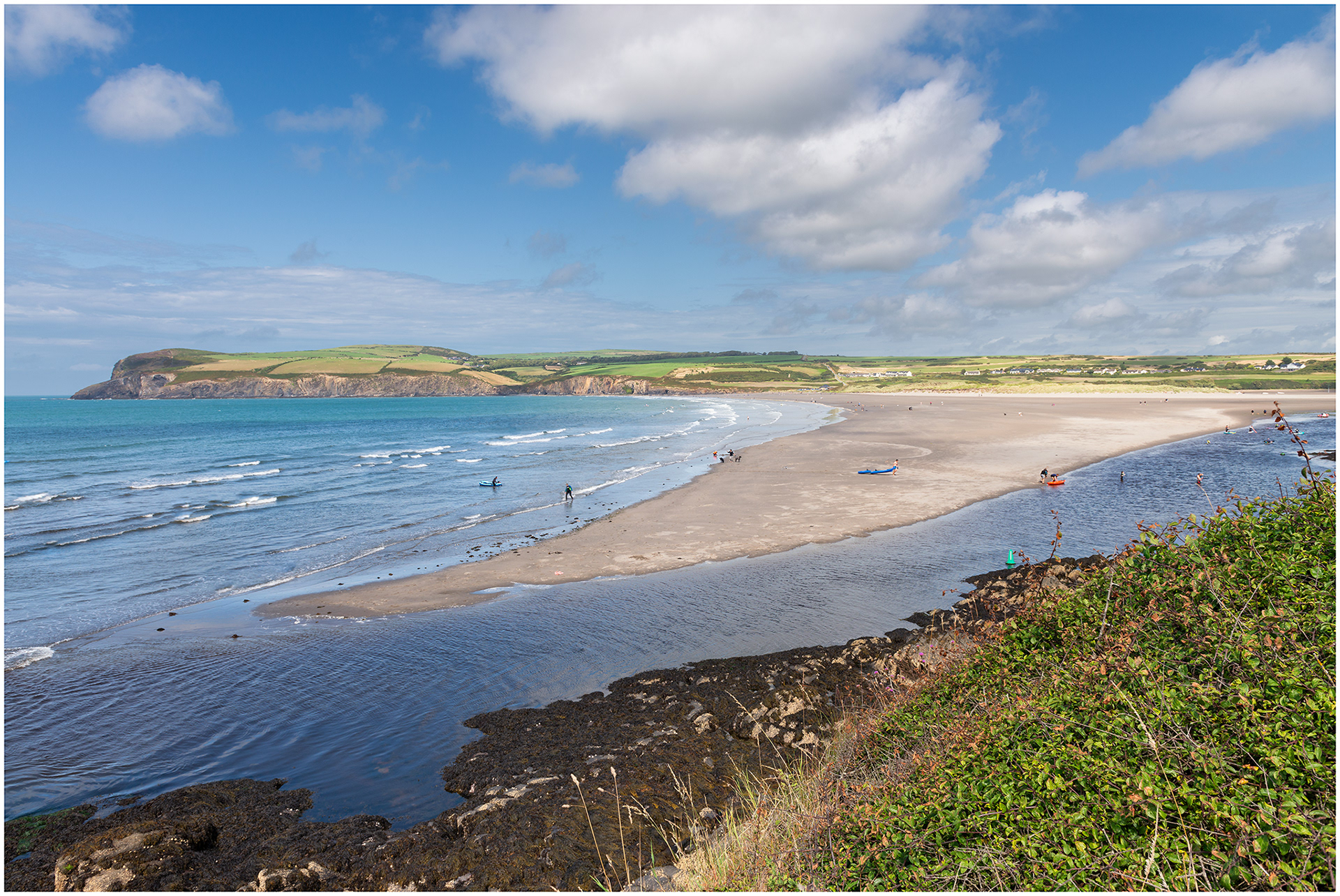 "Carreg Germain and Newport Sands from the Parrog" by Simon Harding