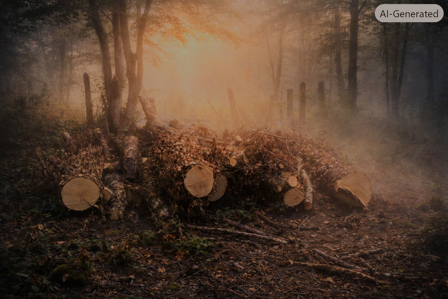 "Misty Woods" by Mike Jones