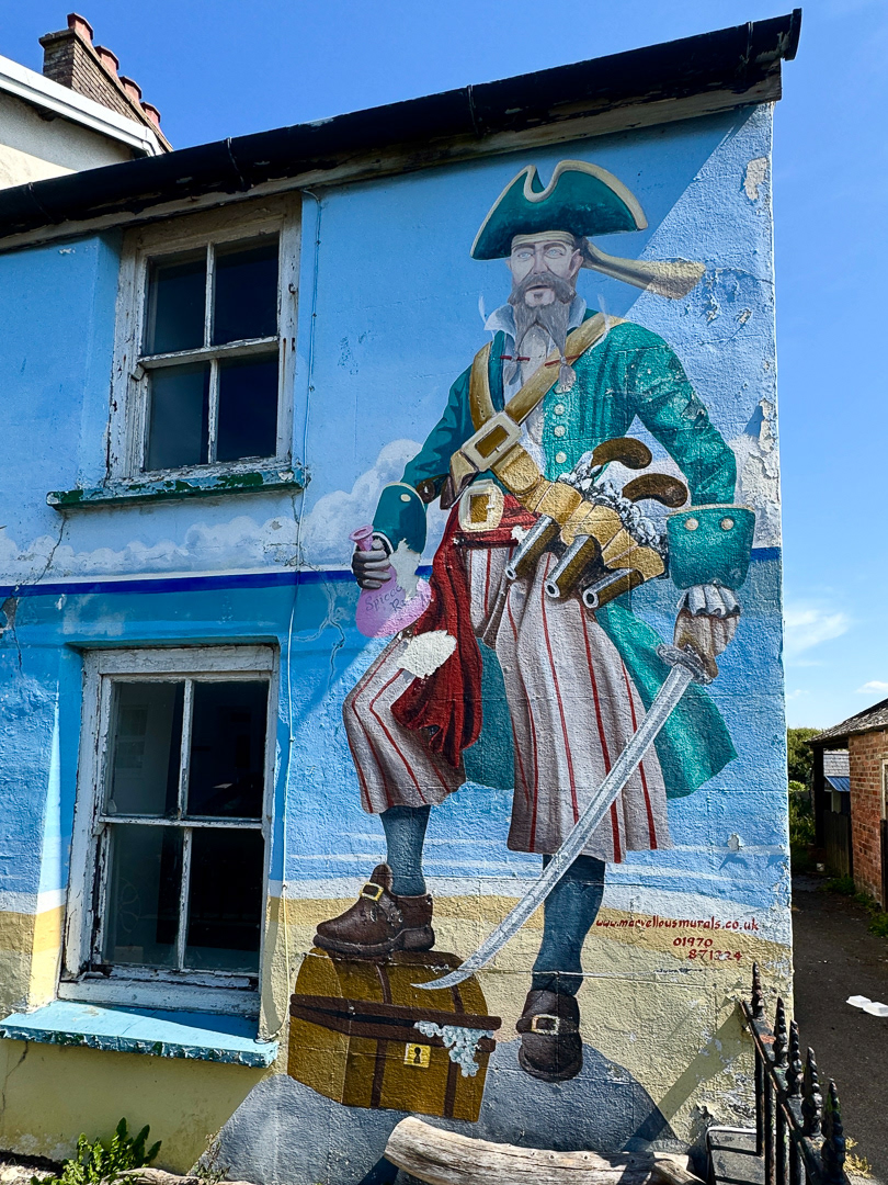 "Borth mural" by Morlais Davies