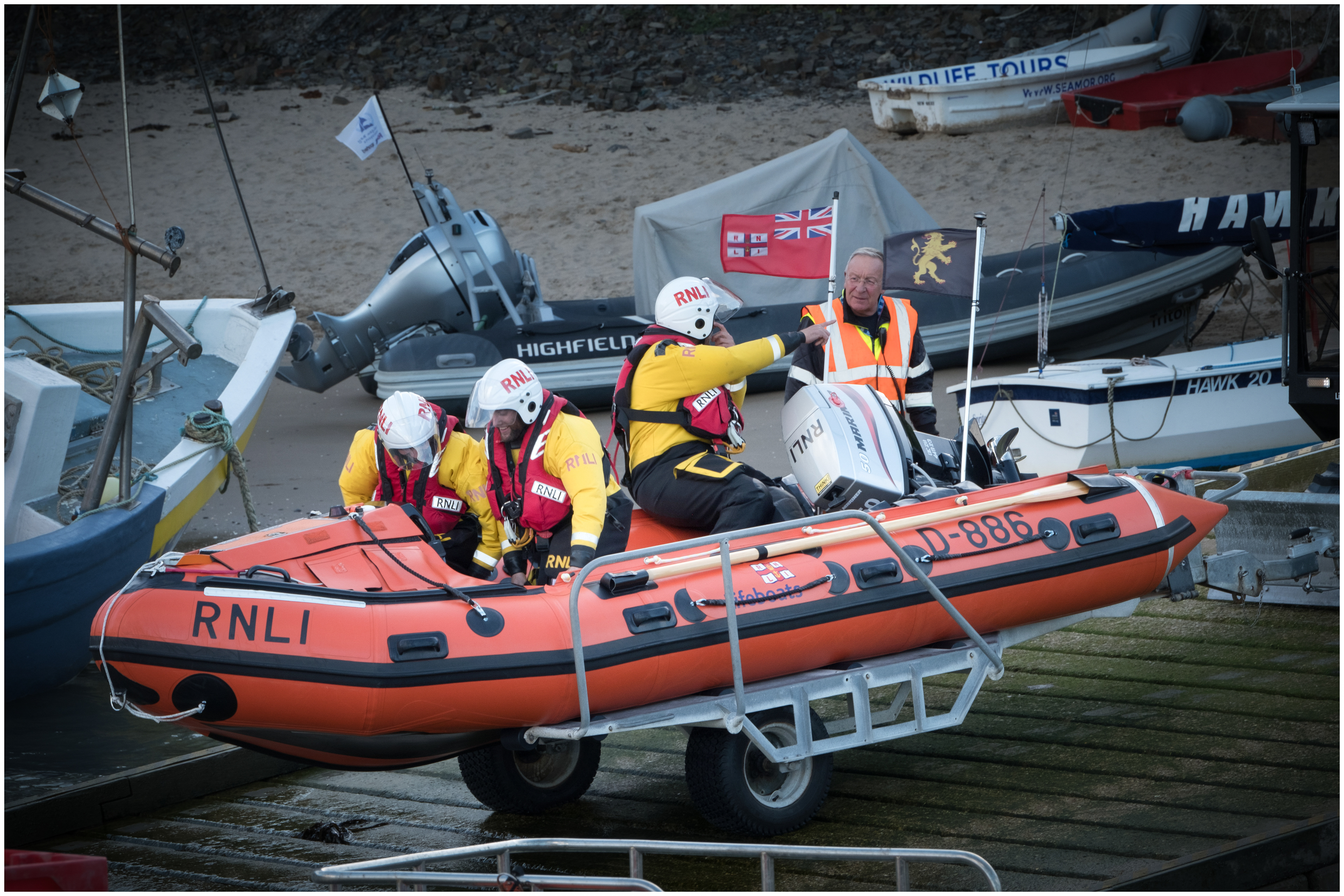 "I'd rather be on the lifeboat" by Colin Price