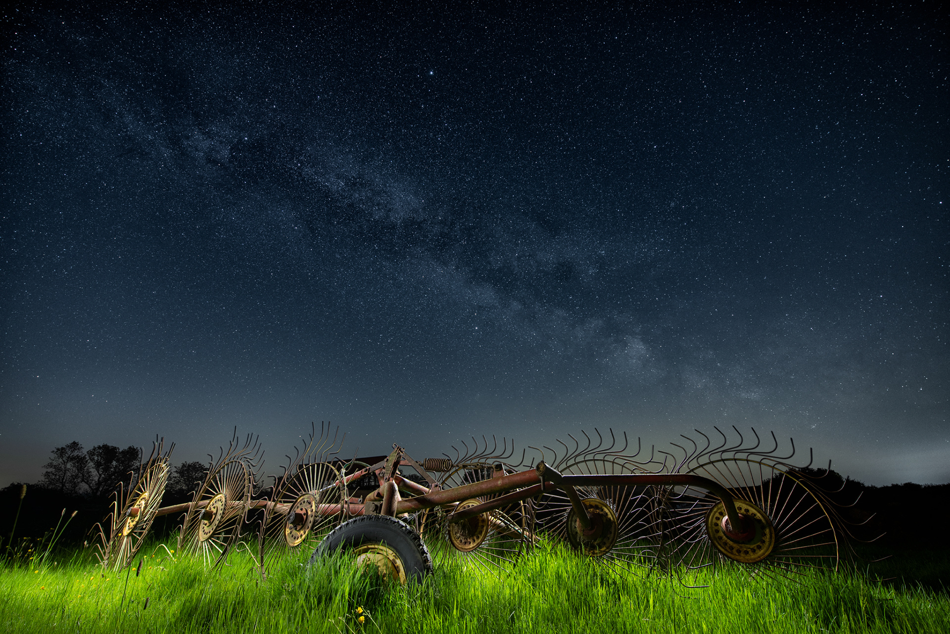 Milky Way and Field Rake