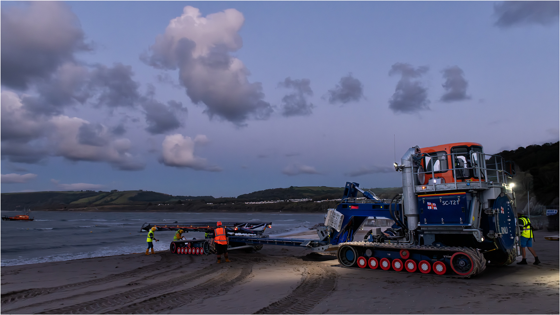"Preparing for lifeboat retrieval" by Simon Harding