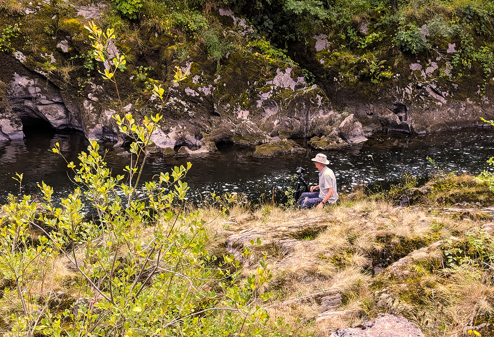 "Is He Fishing?" by Mike Jones