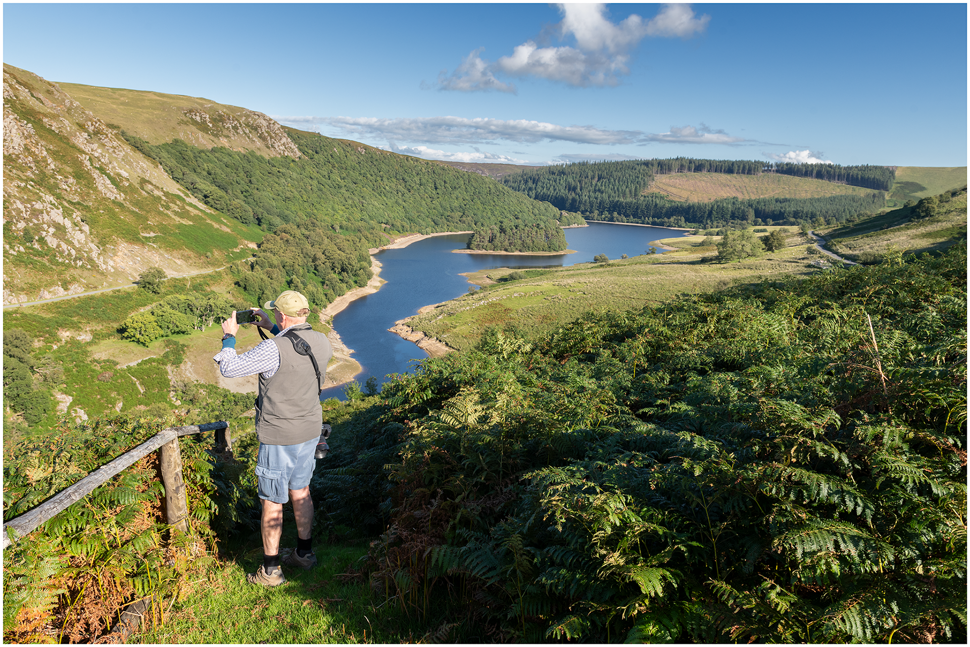 "Above Pen y Garreg Reservoir" by Simon Harding