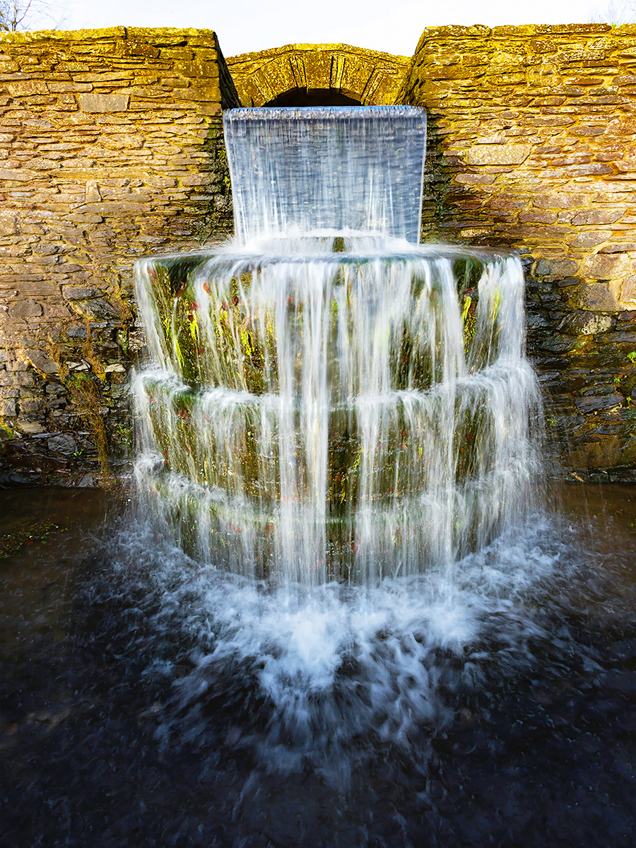 "Bishop's Palace Waterfall" by Stuart Watson