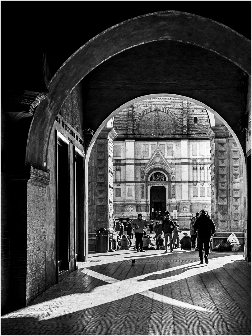 "Walking between shadows" by Morlais Davies
