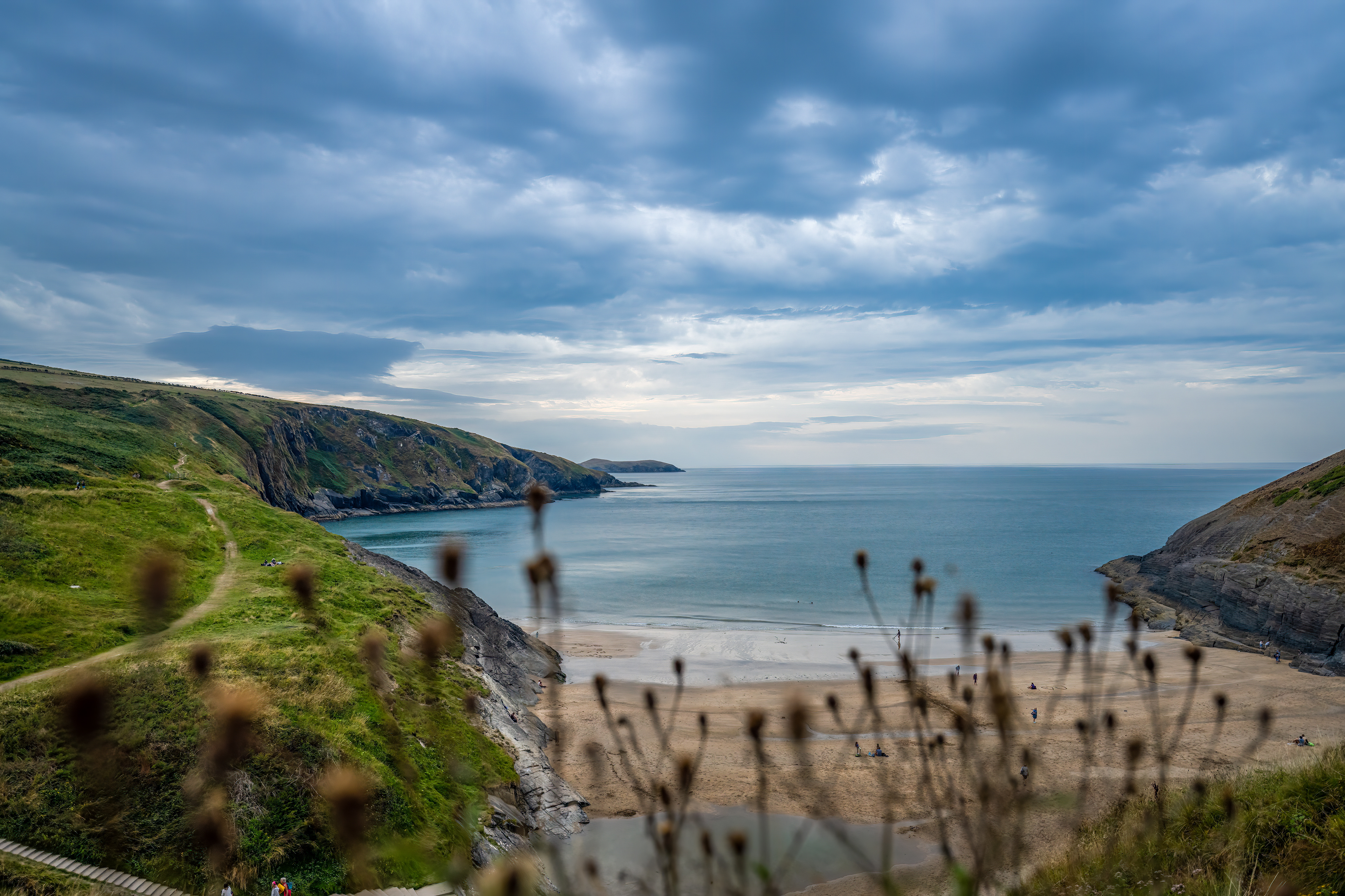 Mwnt Beach in Ceredigion
