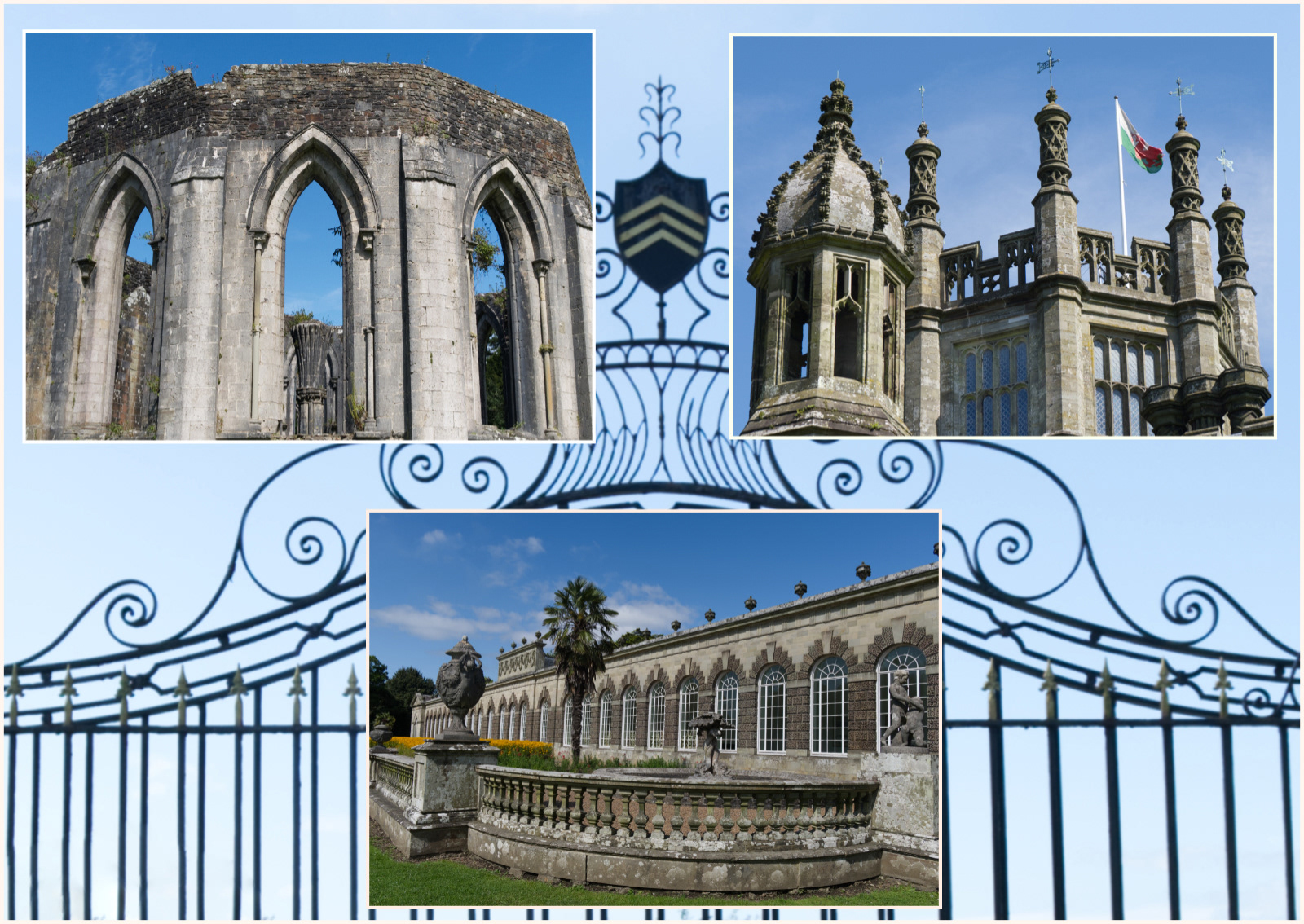 "Margam Park" by Margaret Jones. Awarded 17 points and 6th place by the judge, and 15.44 points and placed 10th= by the club members.