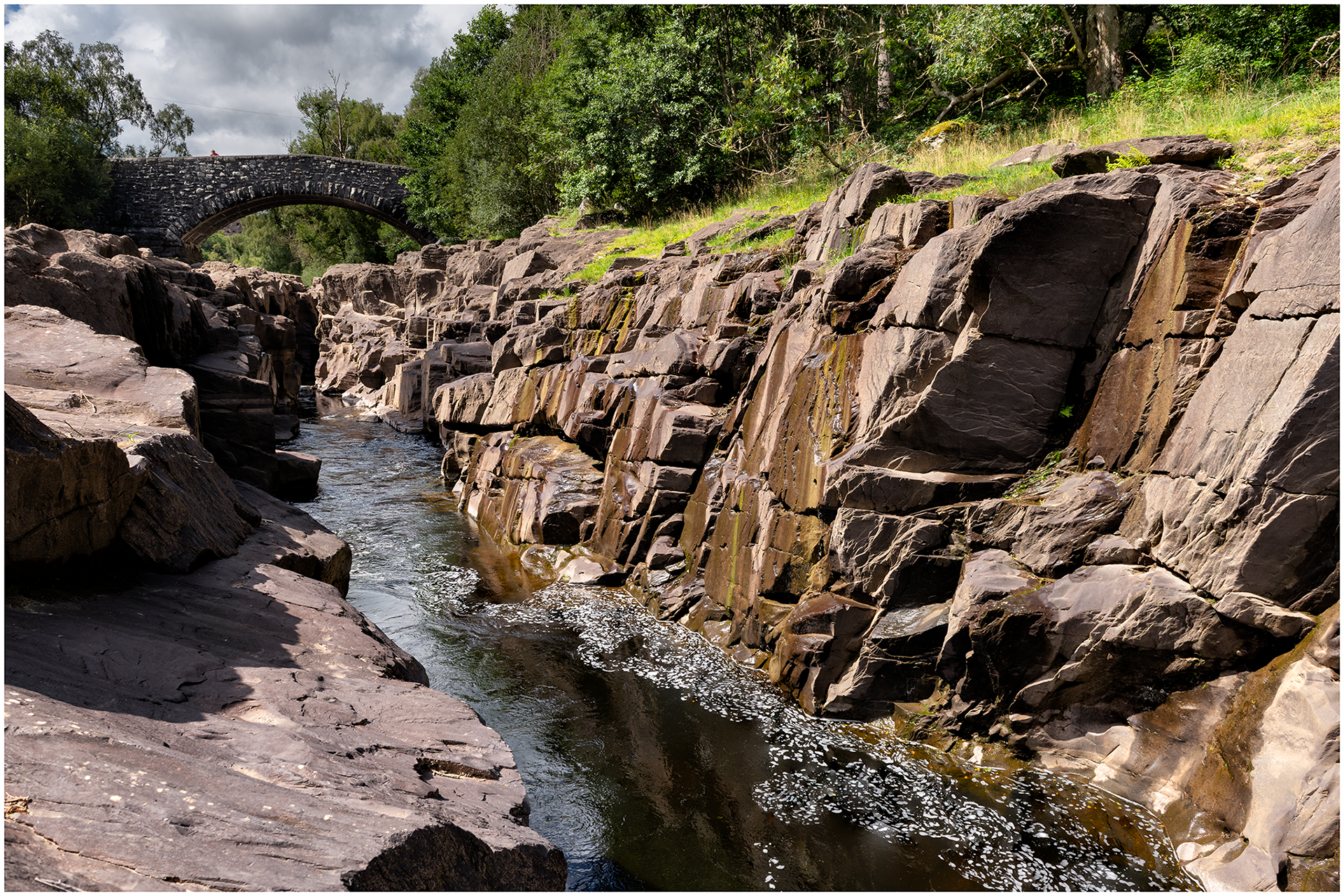 "Afon Elan, Penbont Bridge" by Simon Harding