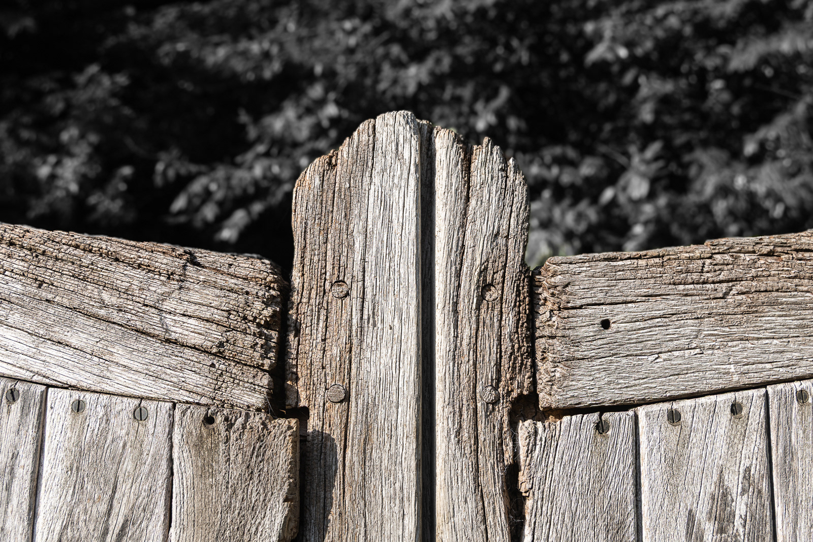 "Old gatepost" by Morlais Davies