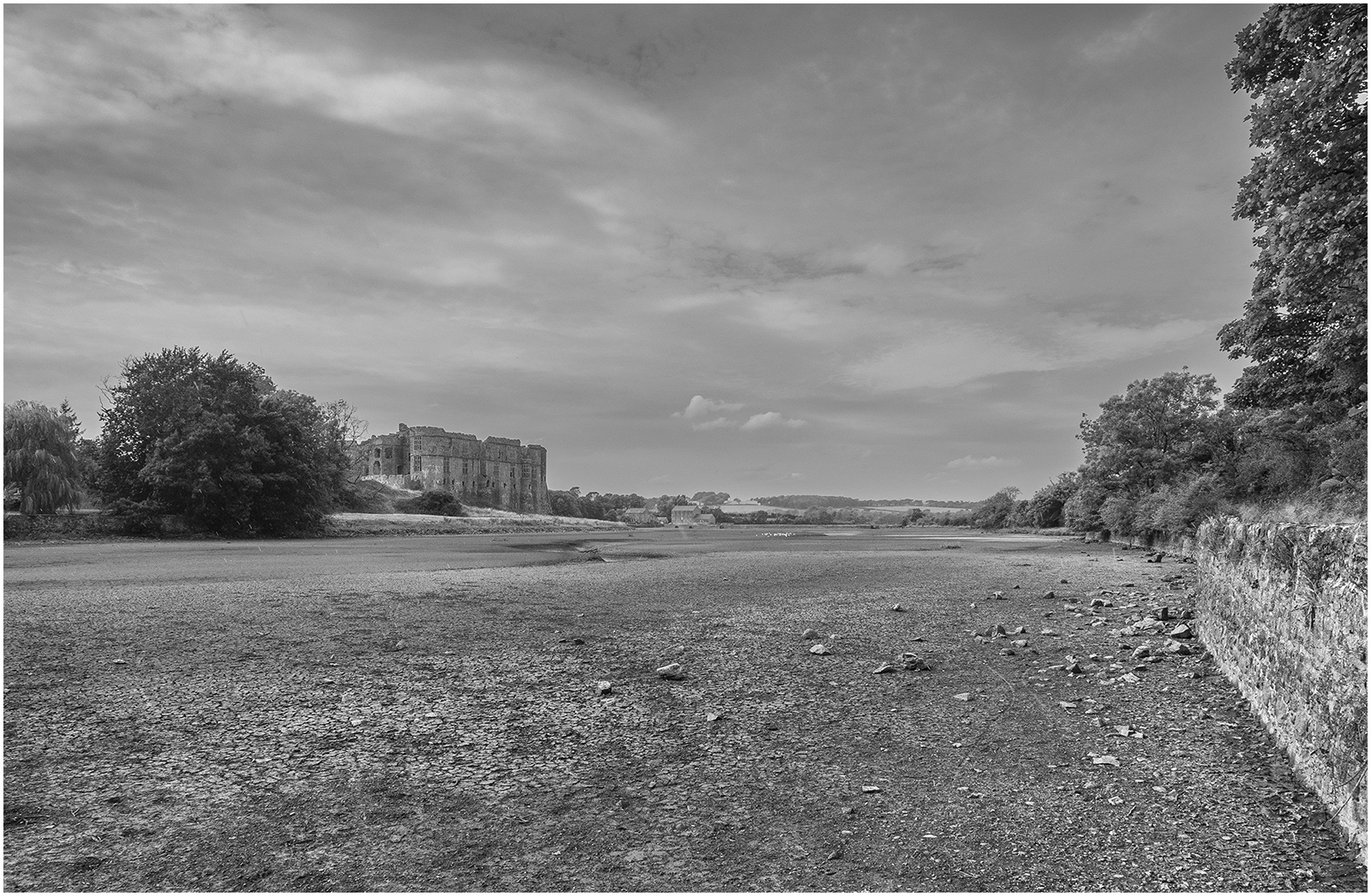 "Low tide at the mill pond 2" by Viv Evans