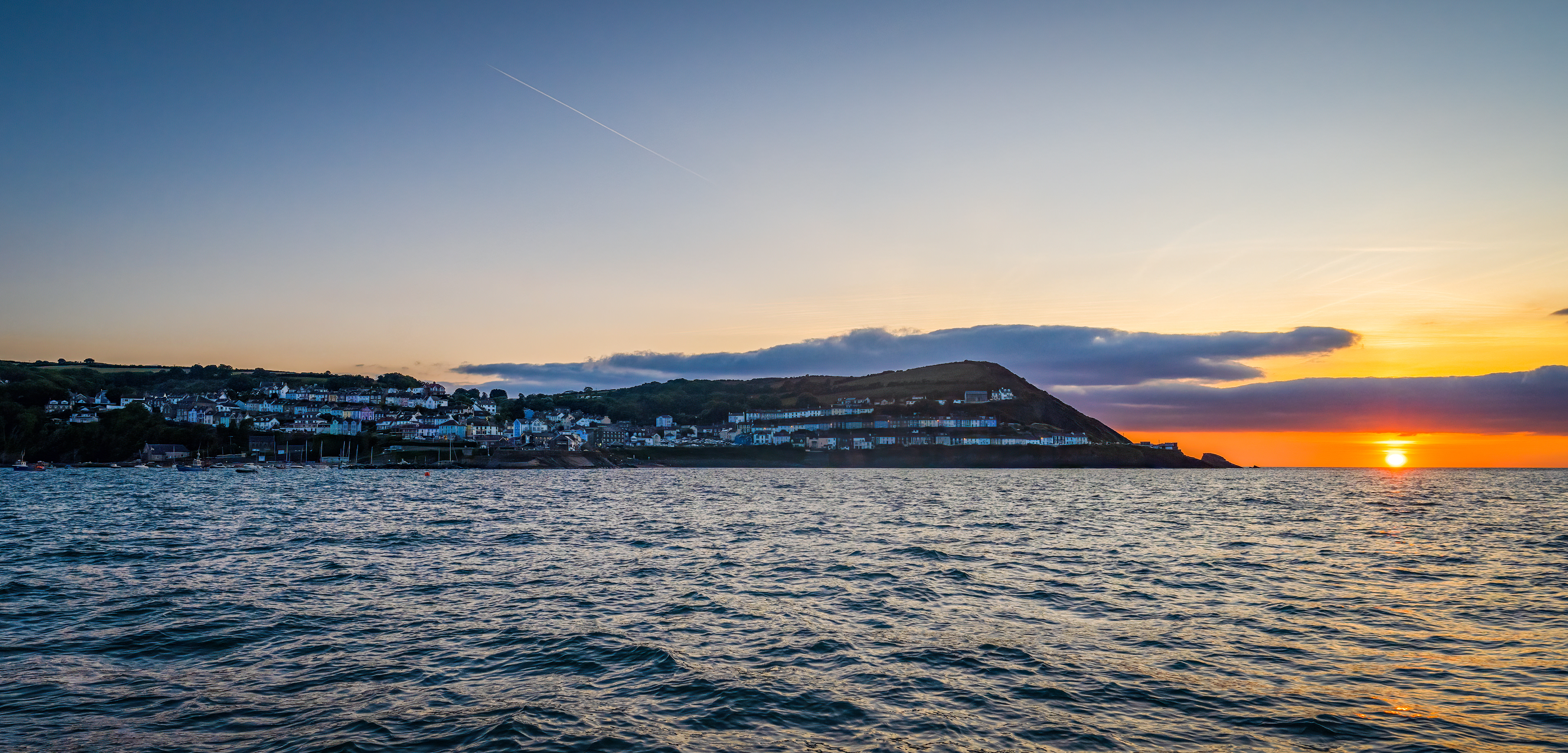 New Quay at Sunset