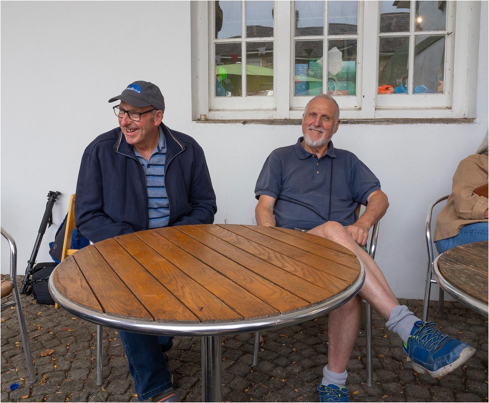 "Chirpy chaps" by Viv Evans