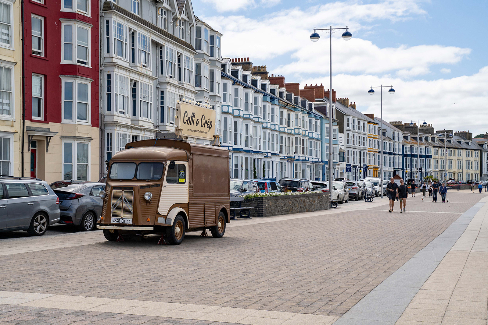 "Coffee and crepe van" by Jan Evans