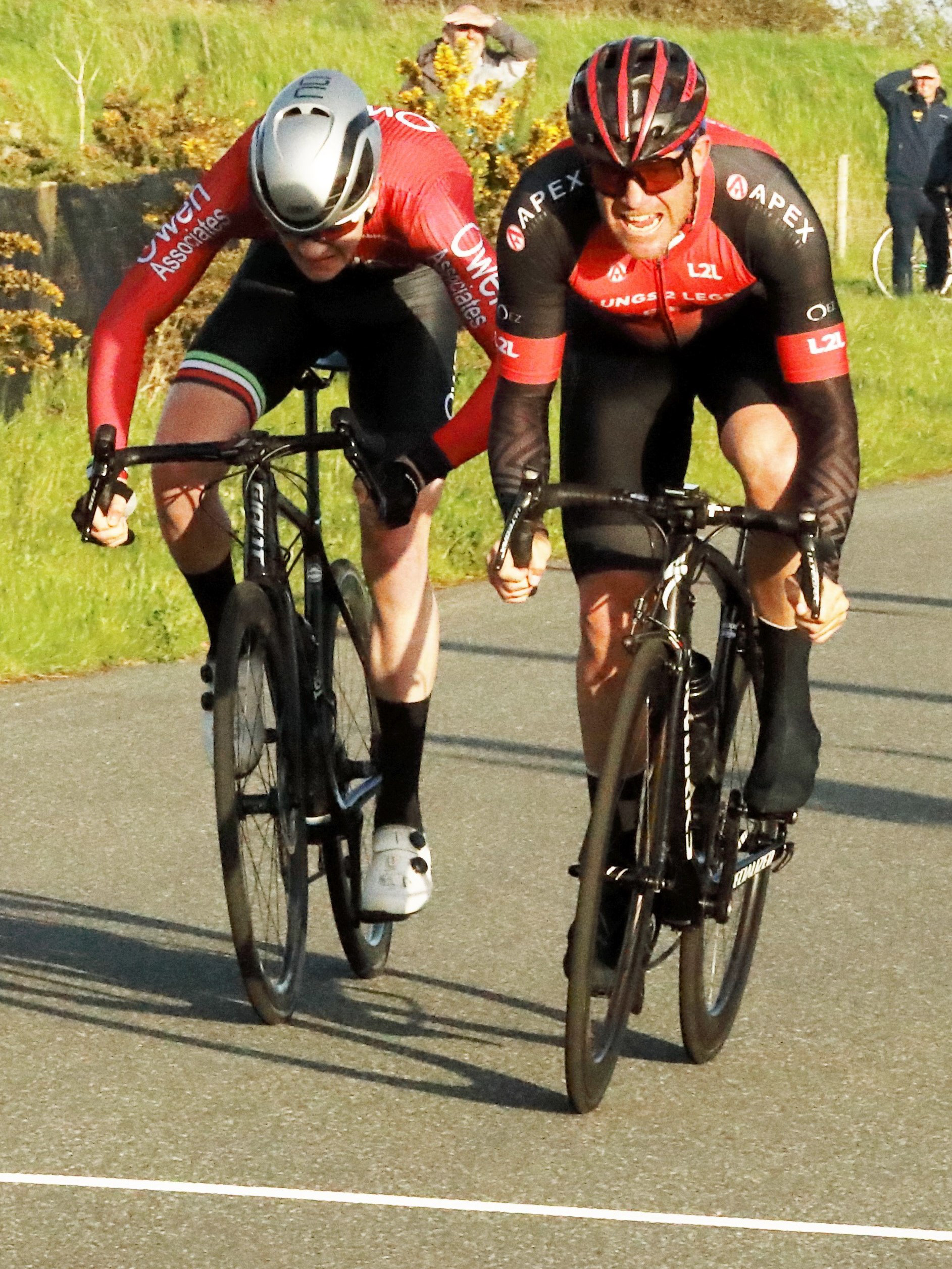 Sprinting for the line