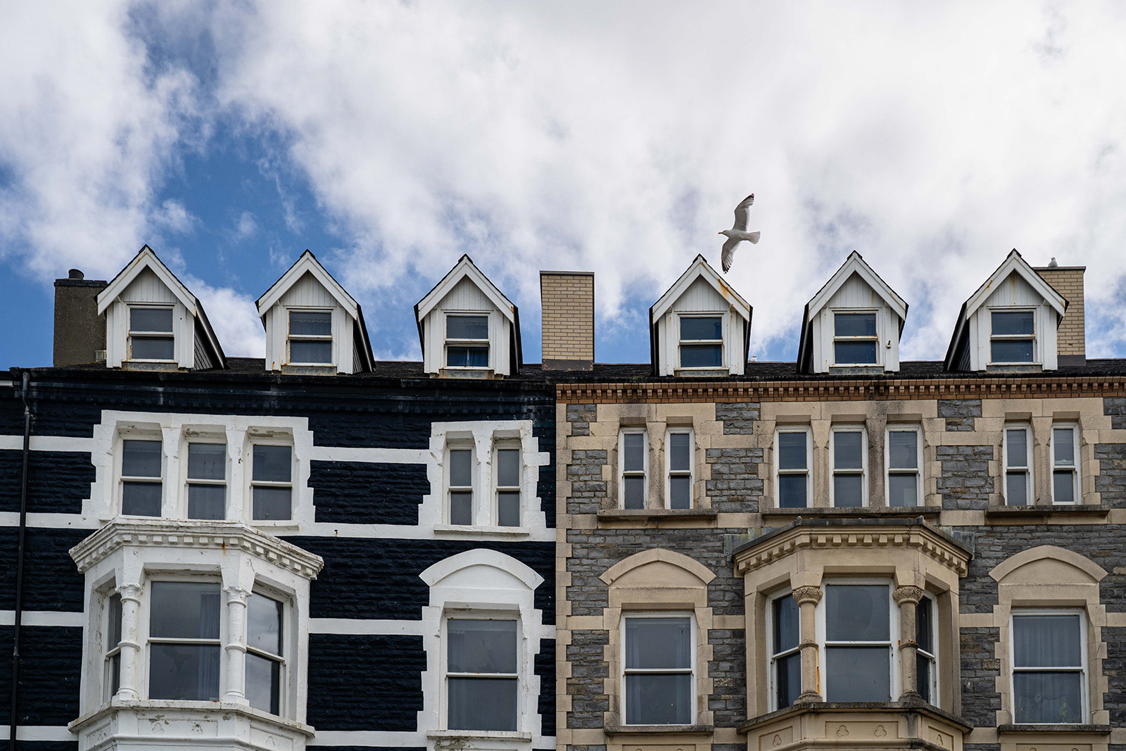 "Terrace flats" by Jan Evans