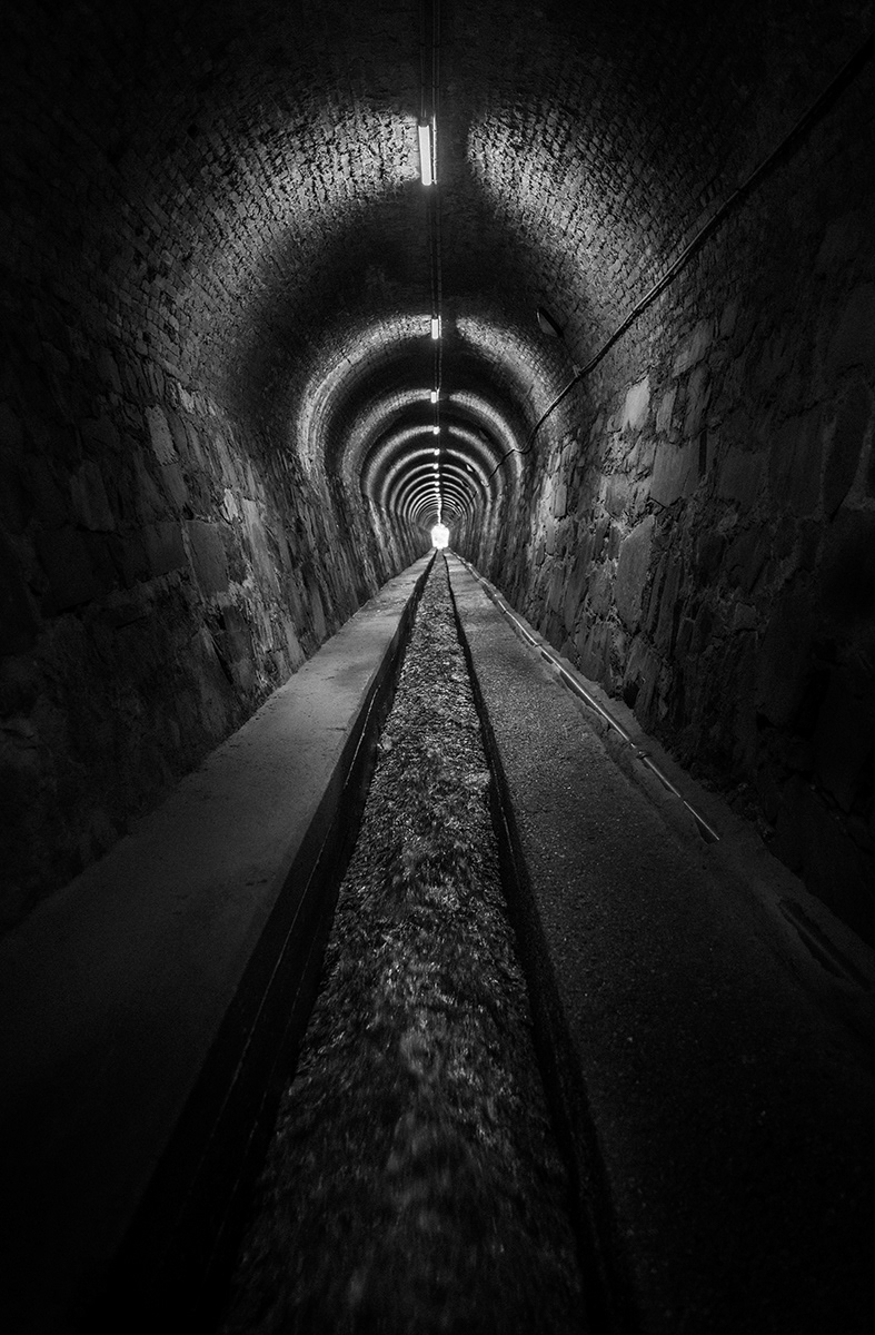 "Light at the end of the tunnel" by Janet Evans