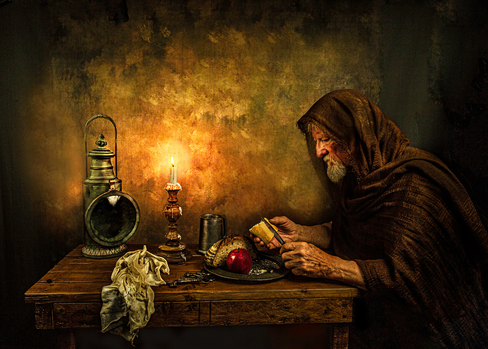 2nd: "Nightwatchman's Supper" by Stuart Watson
