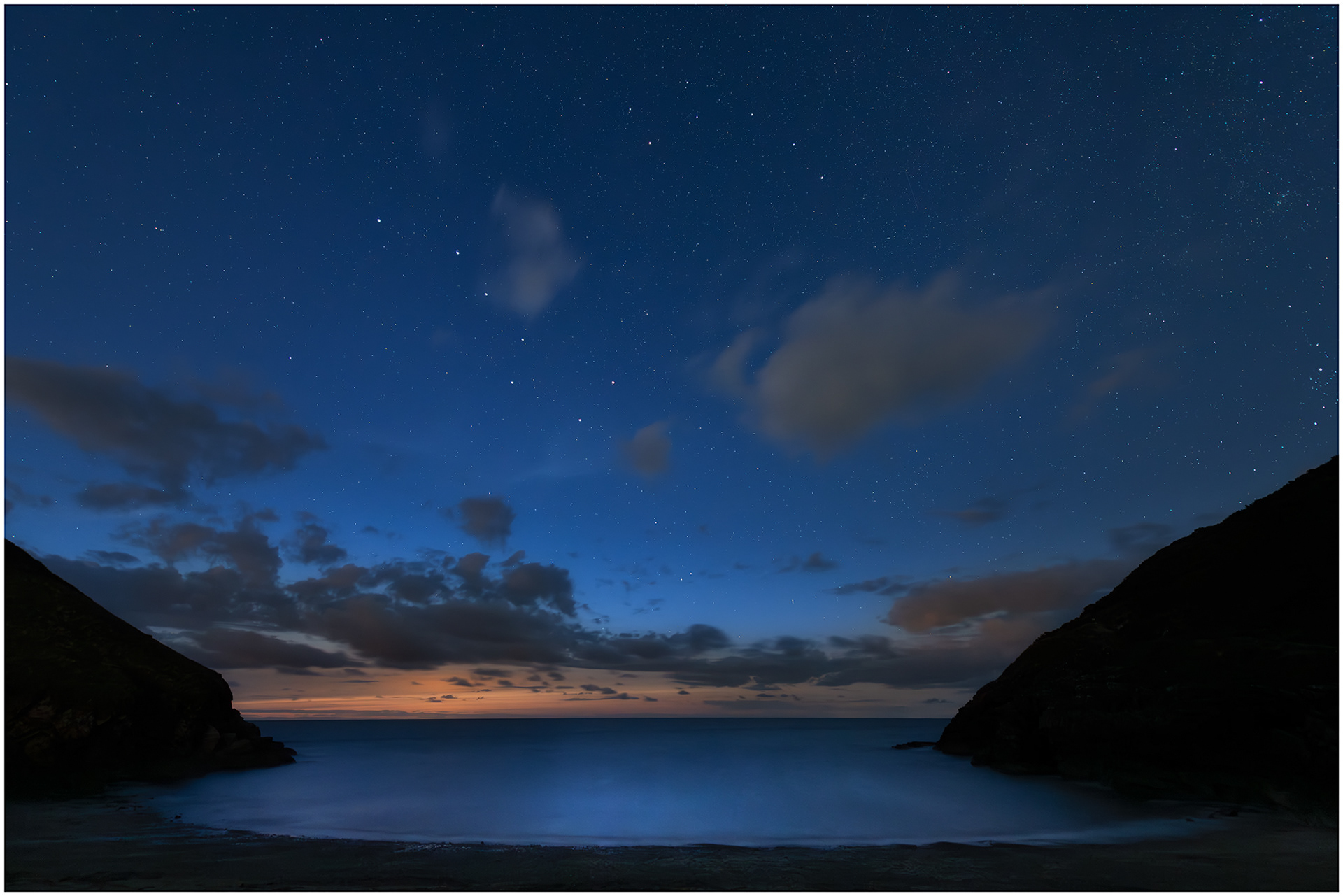 Constellations above the Cove