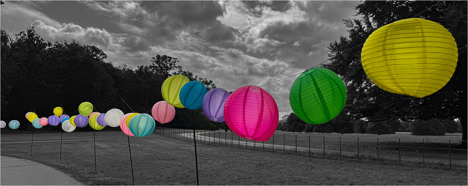 "Lantern line-up" by Morlais Davies