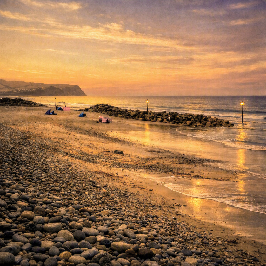 "Artistic Borth Beach" by Mike Jones