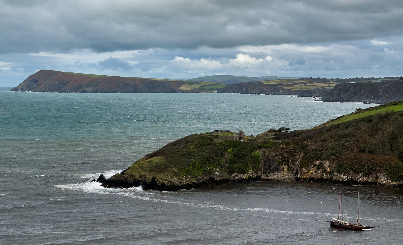 "Sheltered anchorage" by Morlais Davies
