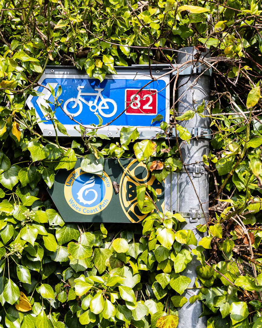 "Cycle or walk this way" by Morlais Davies