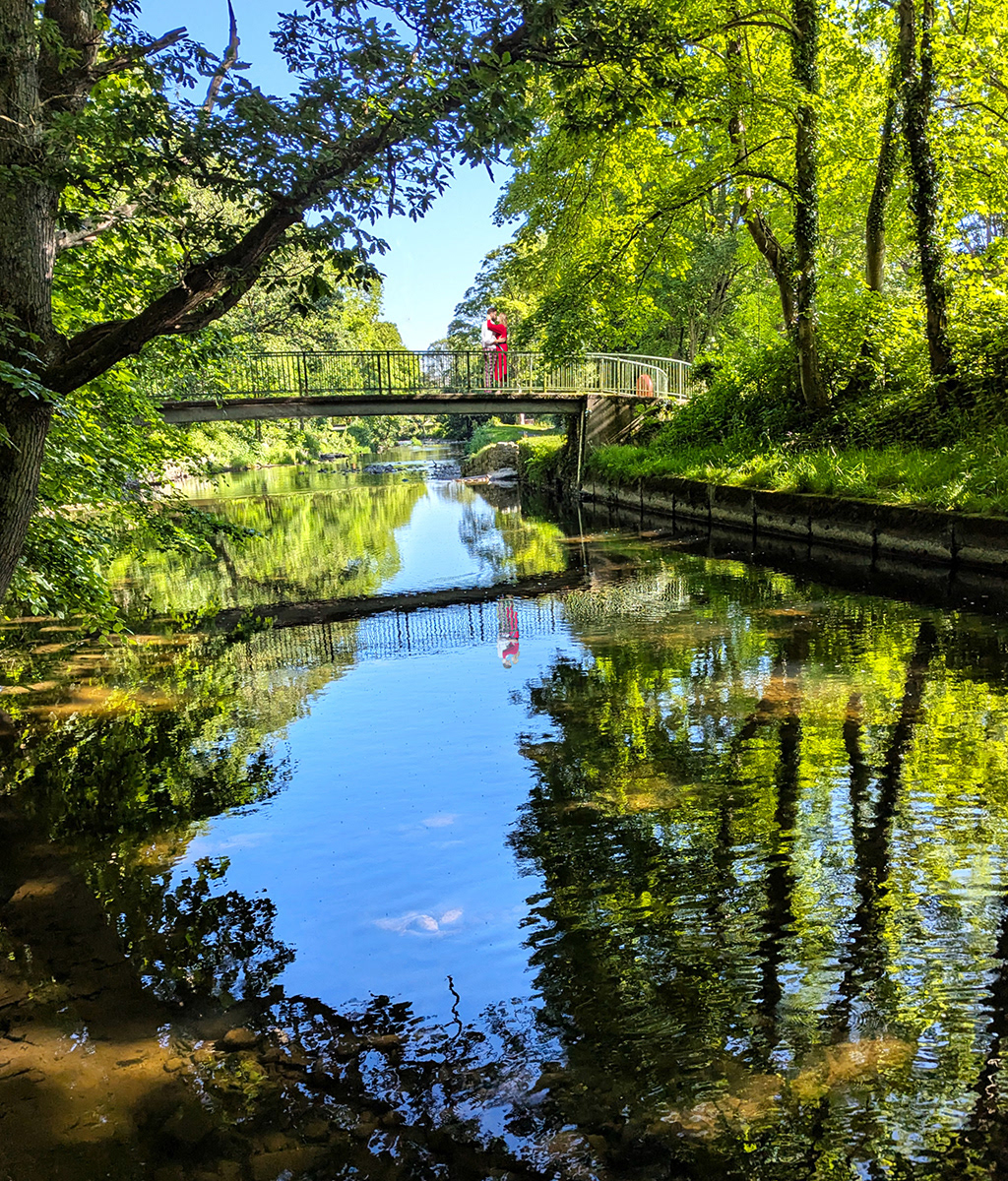 "Footbridge Lovers" by Mike Jones