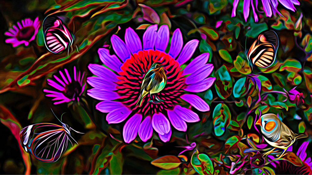 Birds and Butterflies
