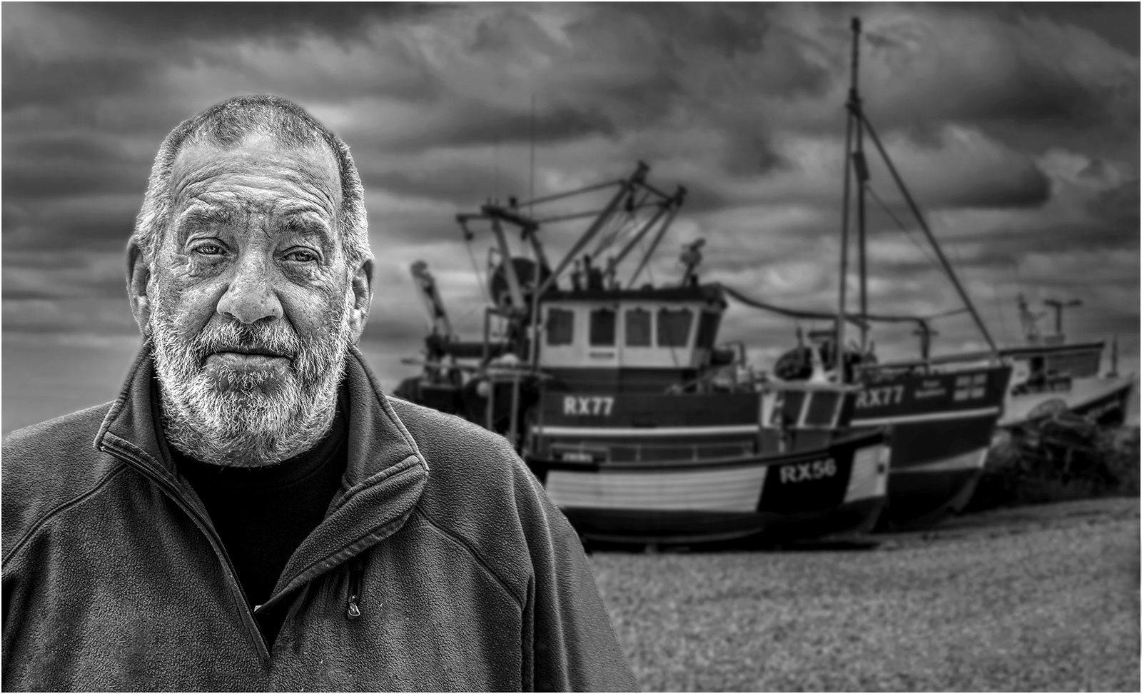 "The Last of the Fleet" by Roy Peters. Not scored by judge (own image) but awarded 17.75 points and placed 1st by club members