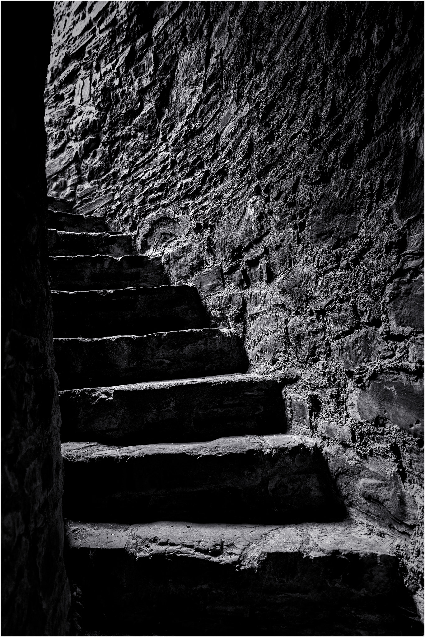 "Poorly Knees, Laugharne Castle" by Simon Harding