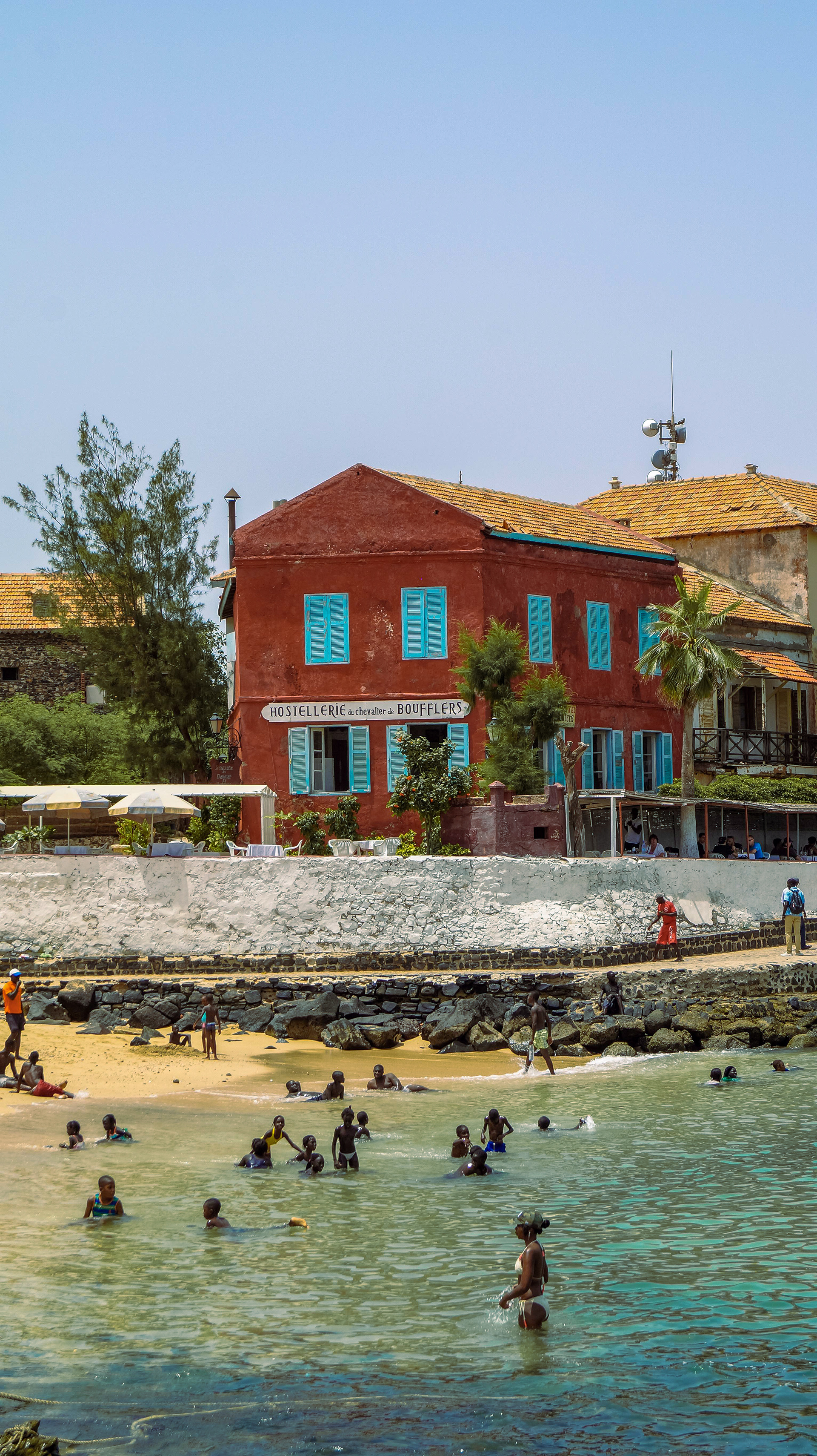 Gorée Island, Senegal - swimming