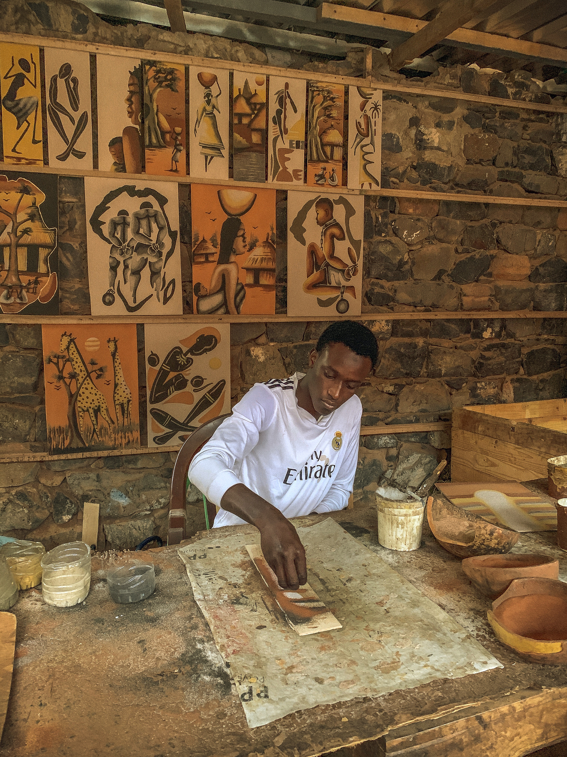 Gorée Island, Senegal - Sand Art