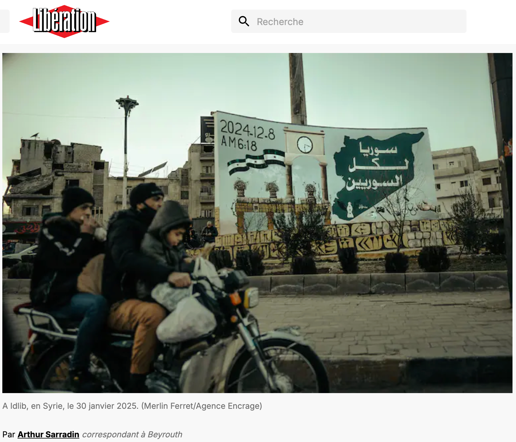 Libération - Publication Web 2025