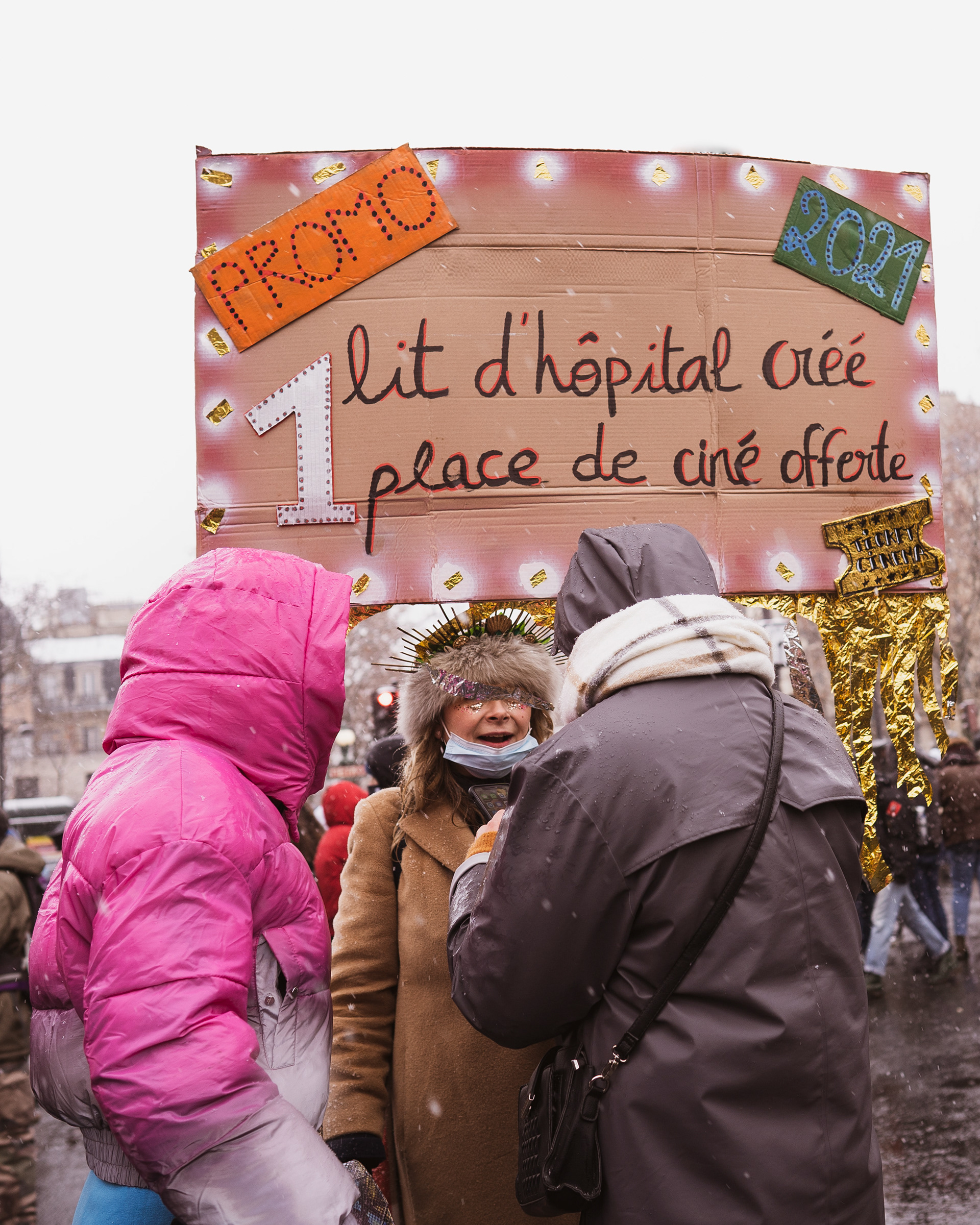 Manifestation Loi Securité Globale, Paris 16/01/2021