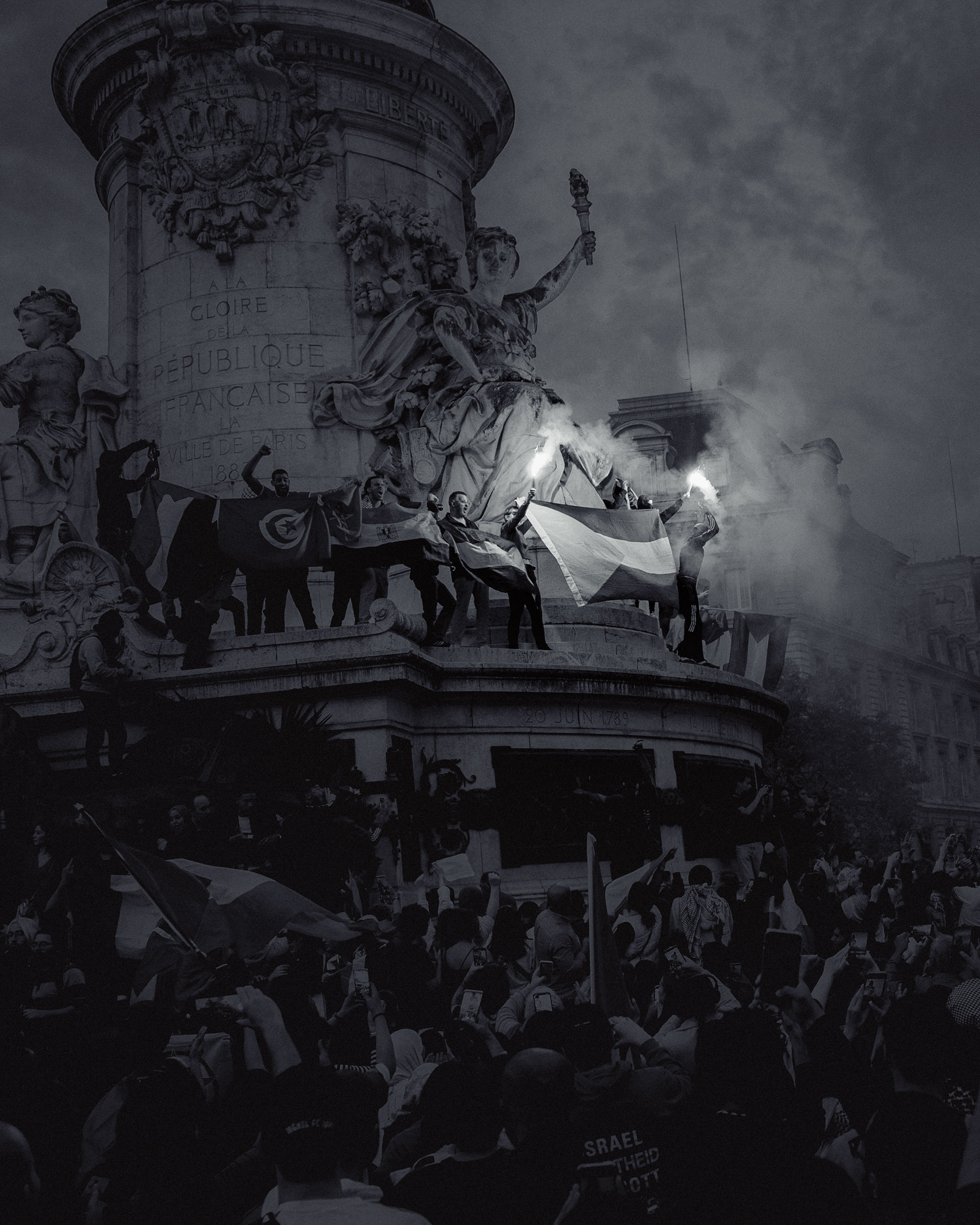 Rassemblement en soutien à la Palestine, Paris 10/2023