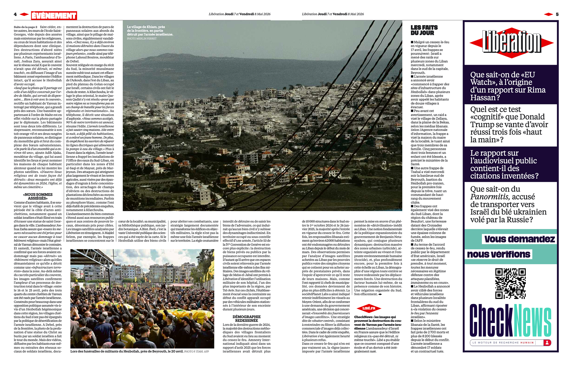 Libération - Publication Print 2026