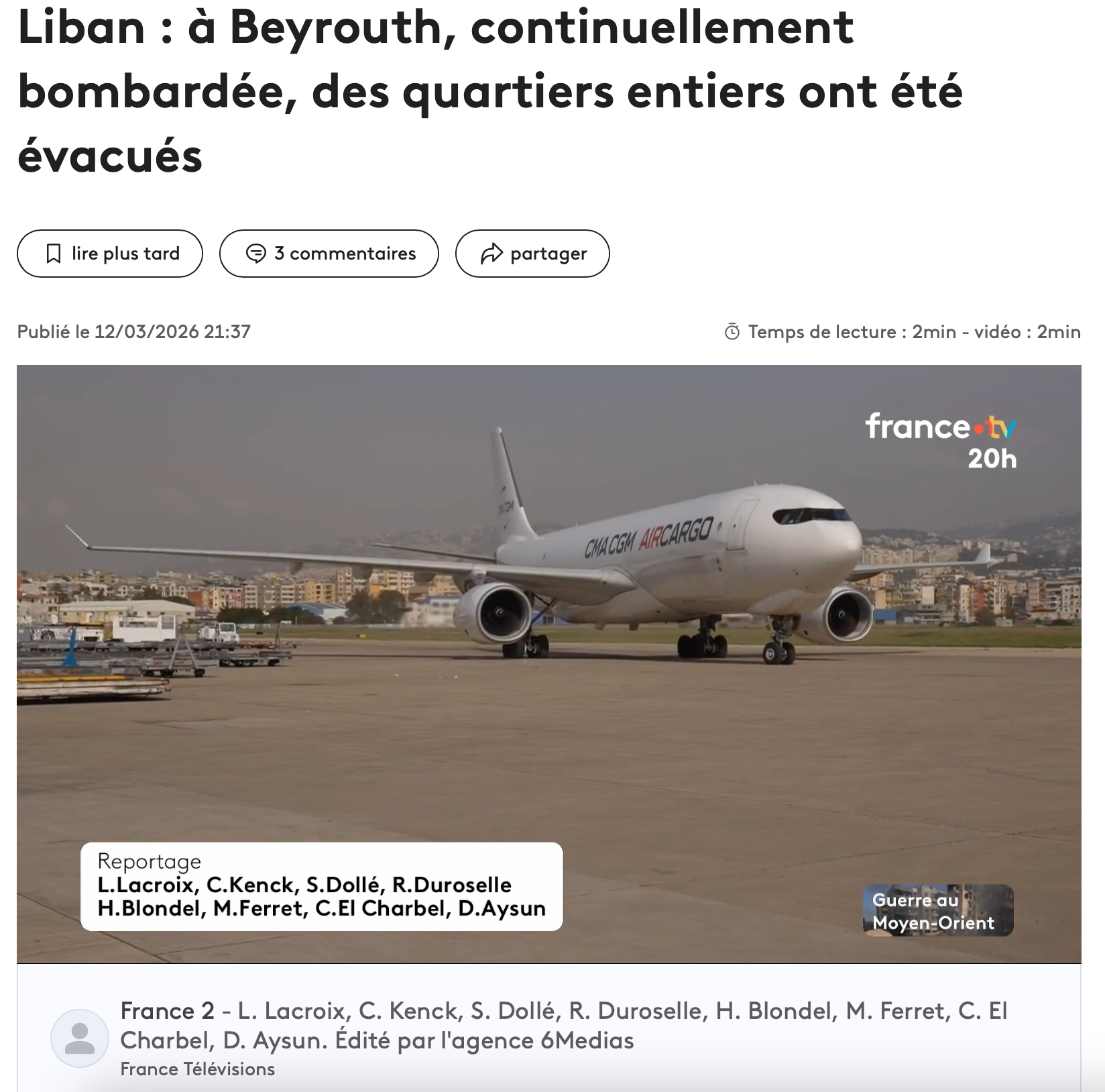 France TV - JT 20H