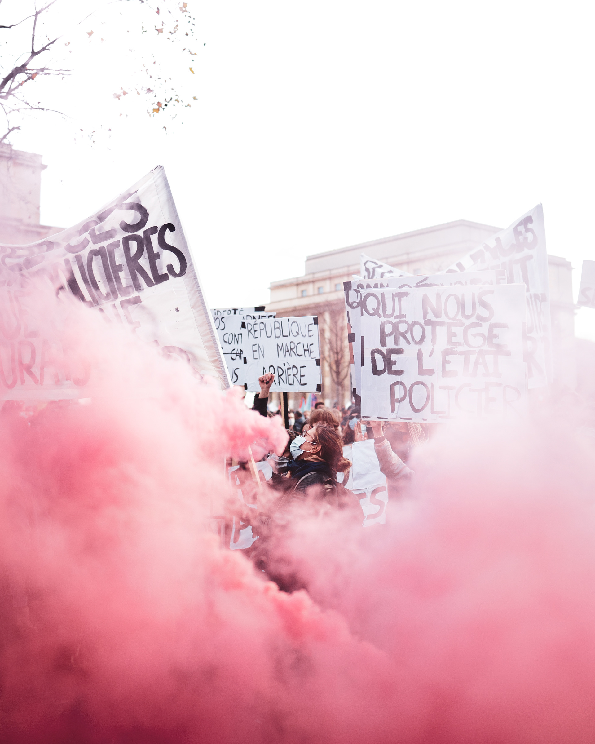 Manifestation contre le projet de loi sécurité globale, Paris 11/2020