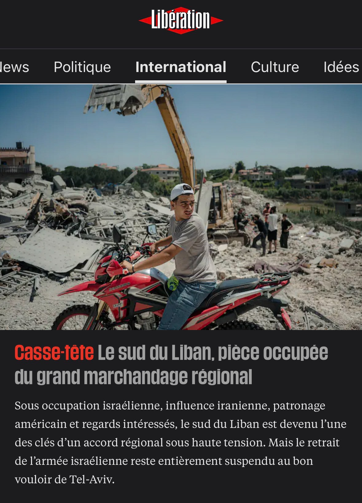 Libération - Publication Web 2026
