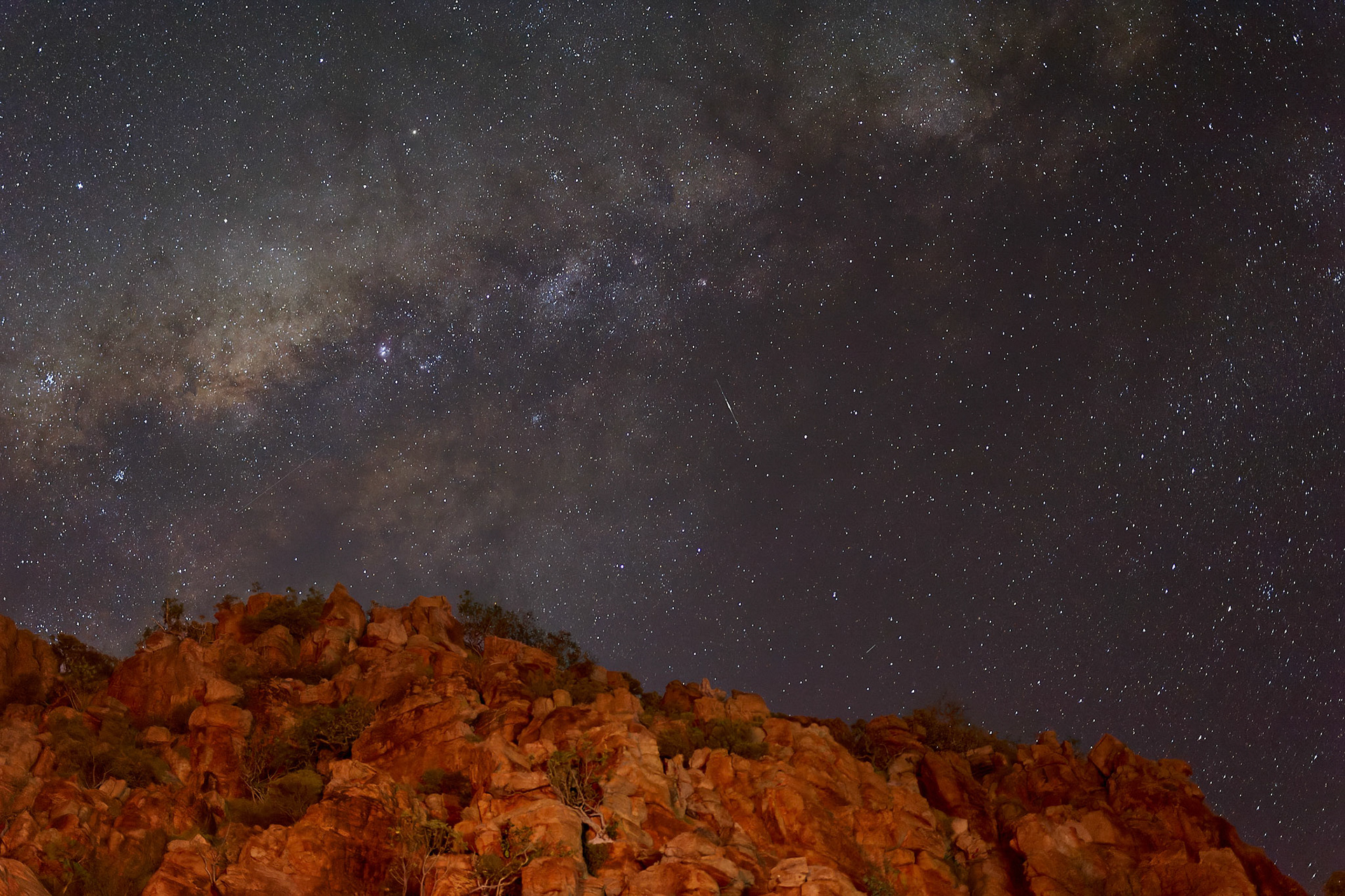 Milky Way over Steep Island, WA