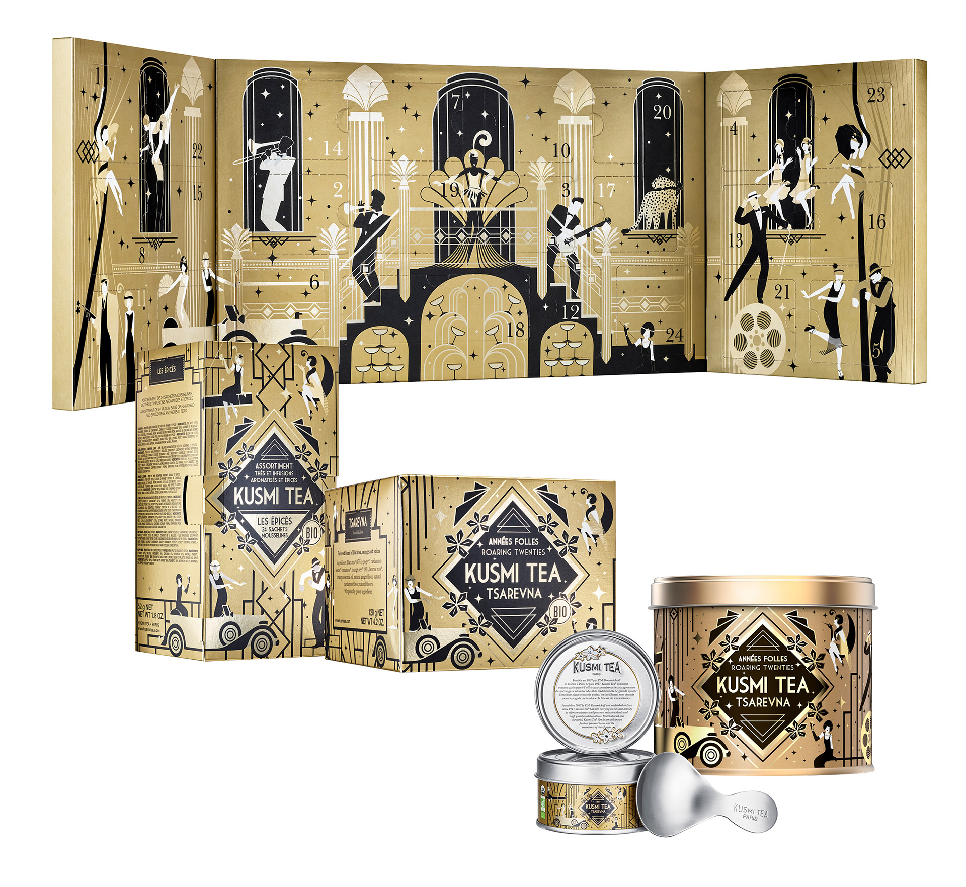Packagings les Années Folles Tsarevna de Kusmi Tea